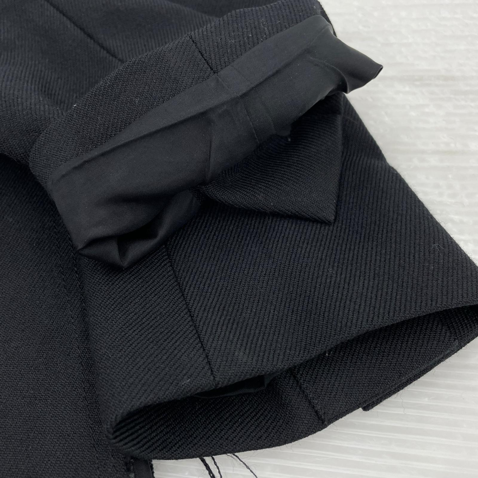 ジャケット 切り込み加工 黒 (XS) ブラック