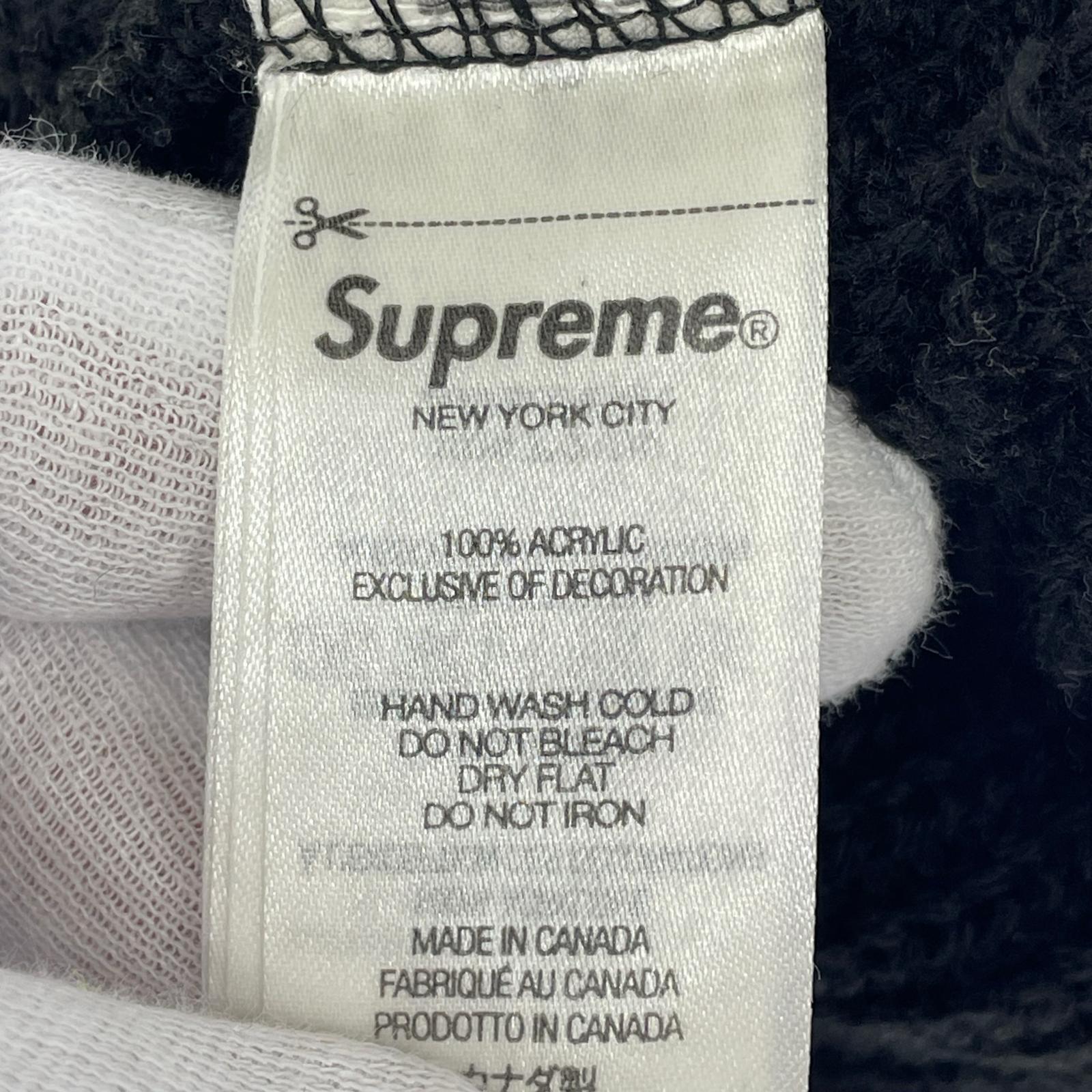 ニットキャップ LOOSE GAUZE BEANIE ブラック