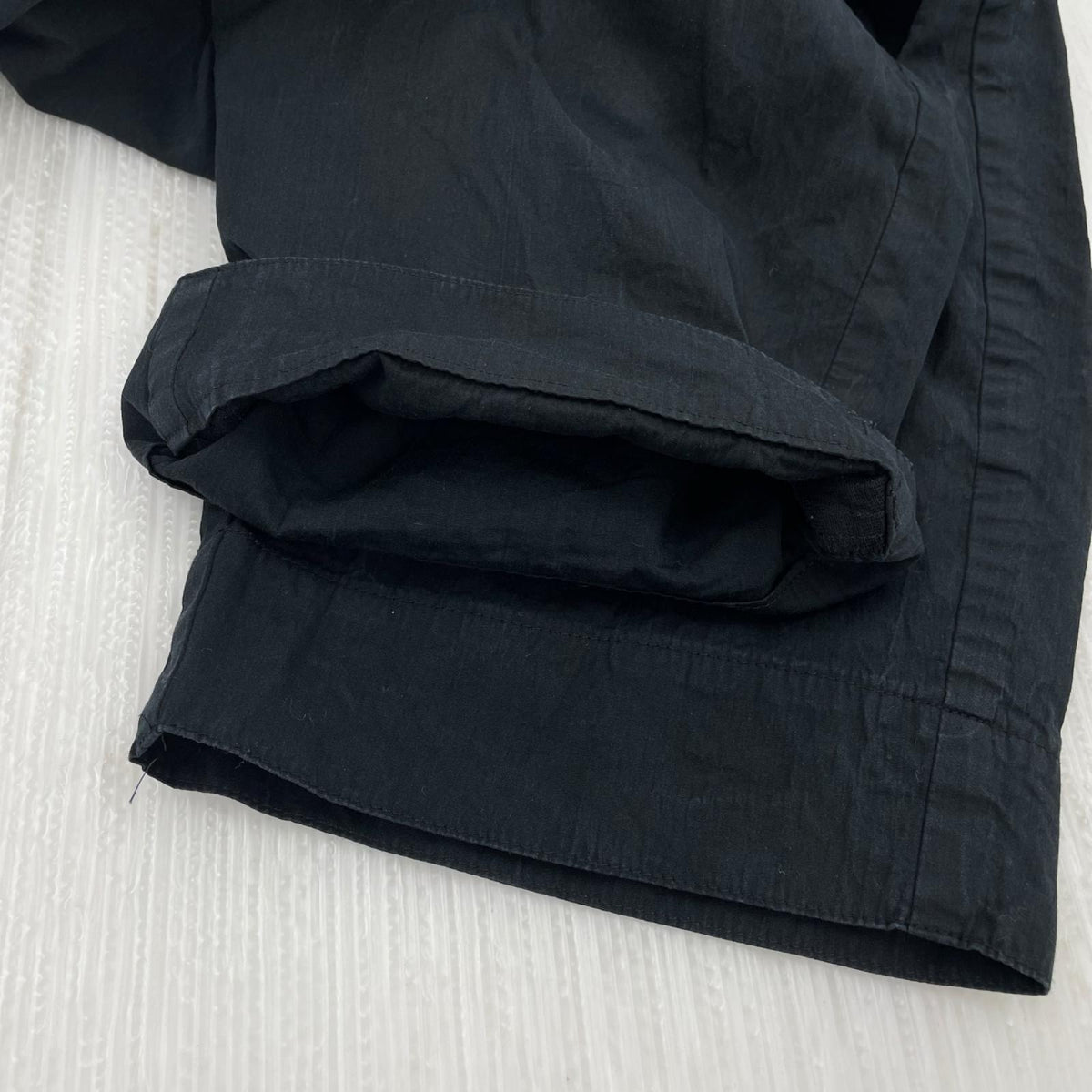 サロペット コットン×シルク オールインワン 黒 ブラック