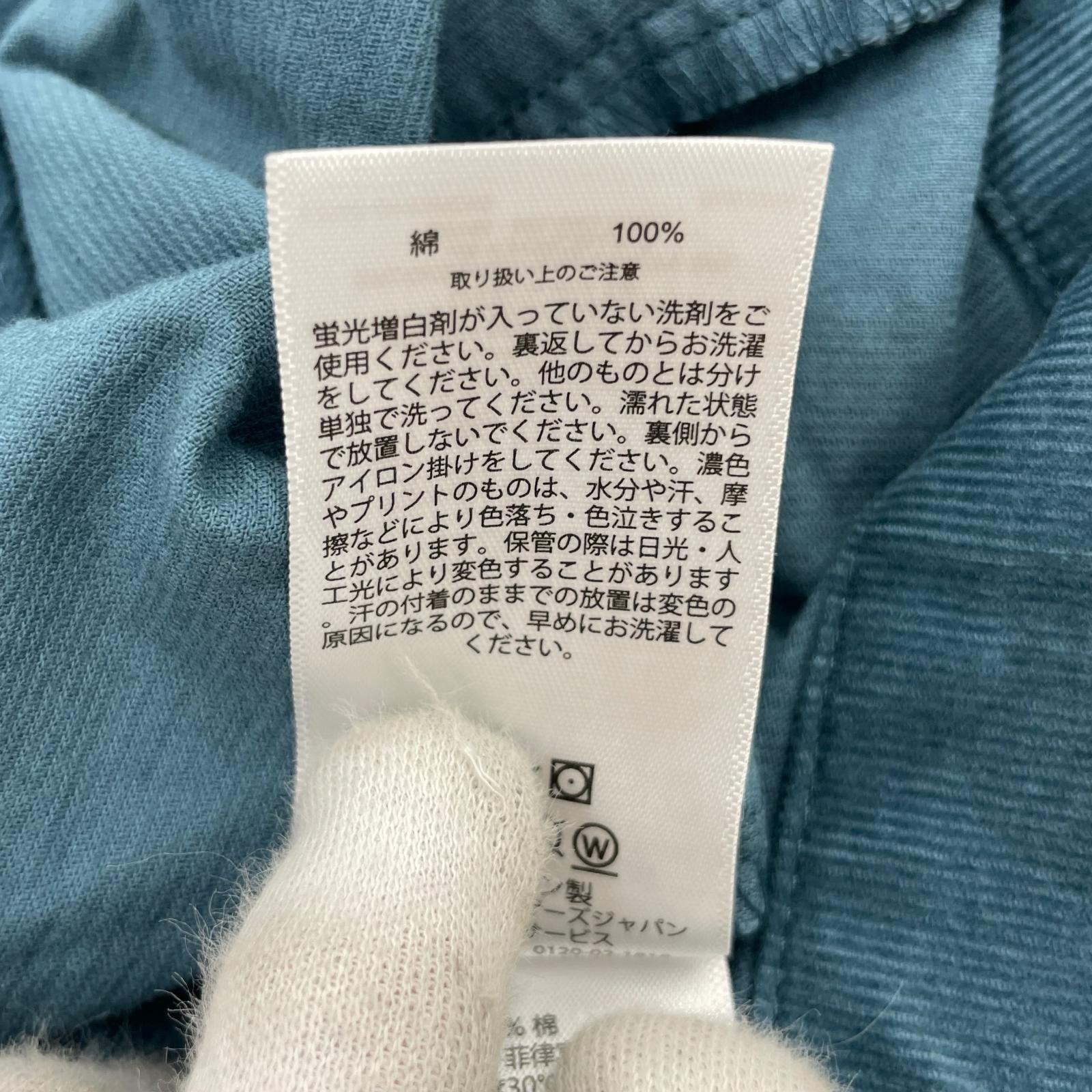 ワンピース ビショップスリーブシャツドレス 0 ネイビー