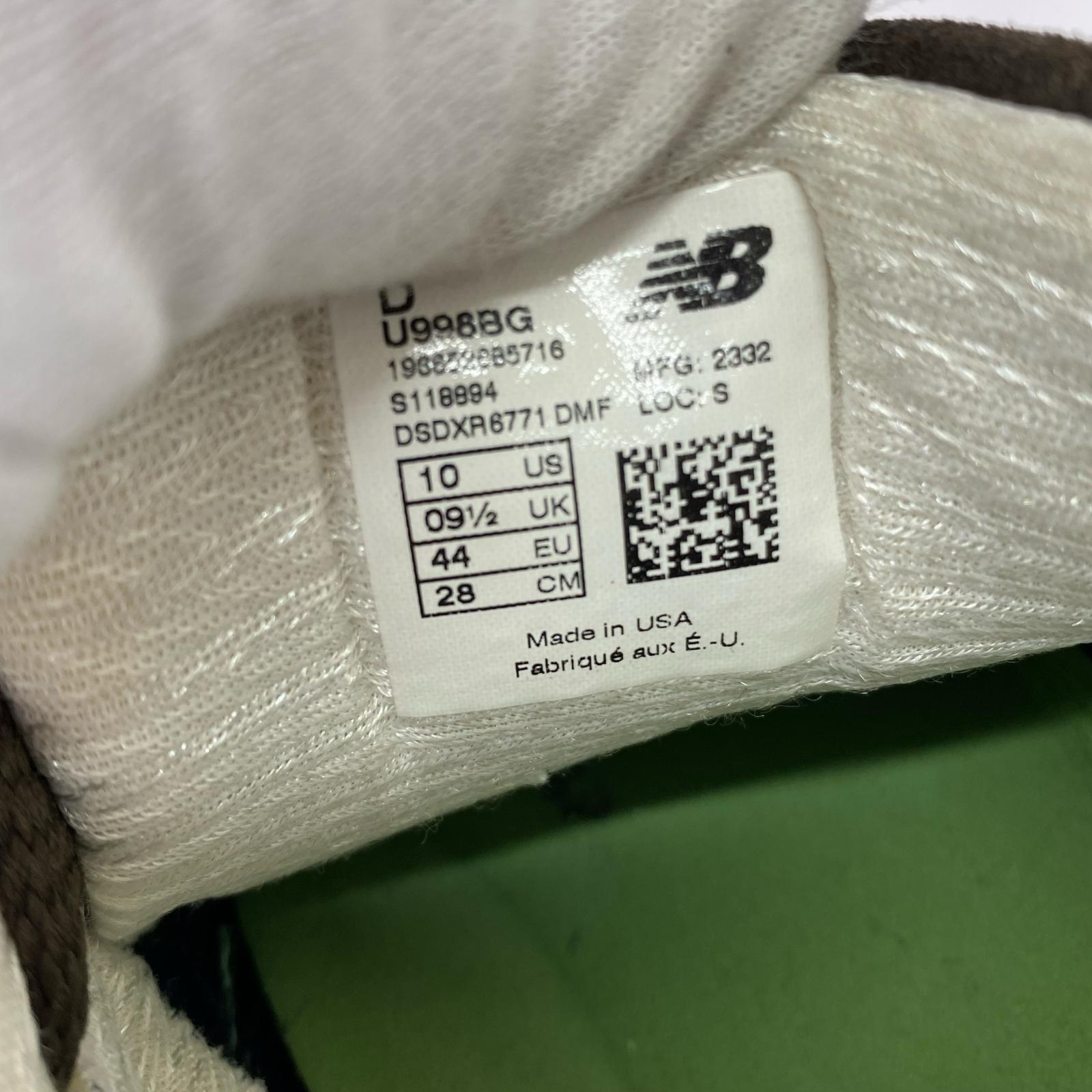 スニーカー USA製 Teddy Santis ローカットスニーカー 茶 スウェード 28cm (US10 UK9 1/2 EU46) ブラウン