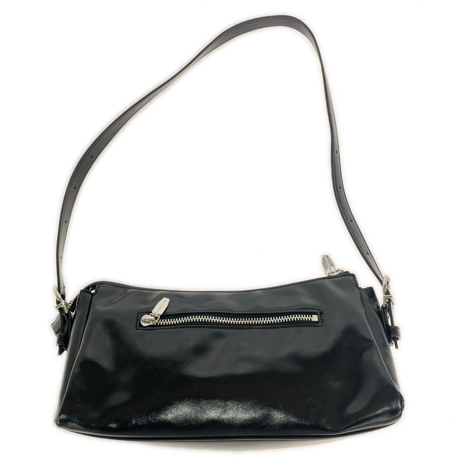 ショルダーバッグ CHARLES&KEITH 黒 ブラック