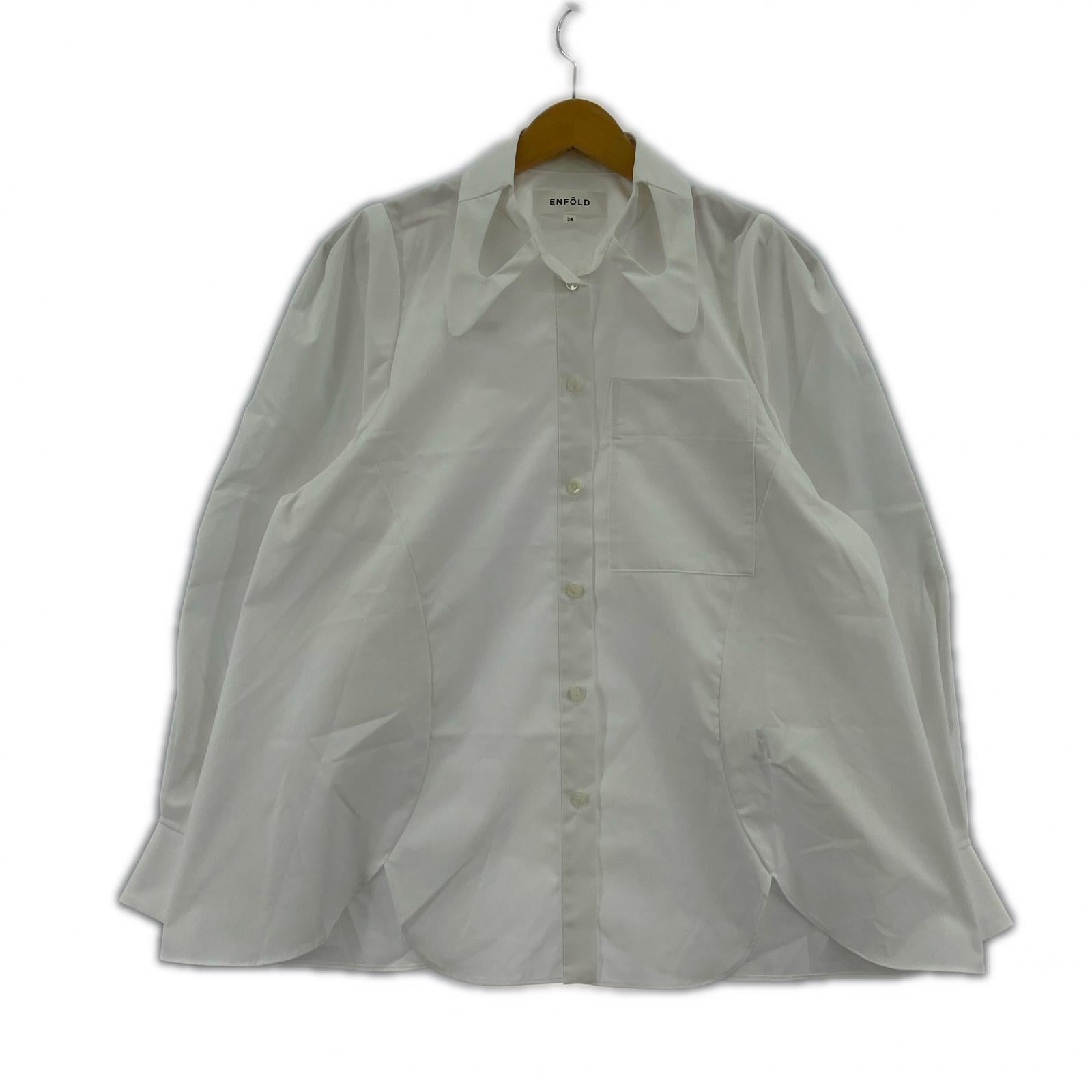 長袖シャツ 2024 HOLE-COLLAR SHIRT 38 38 ホワイト