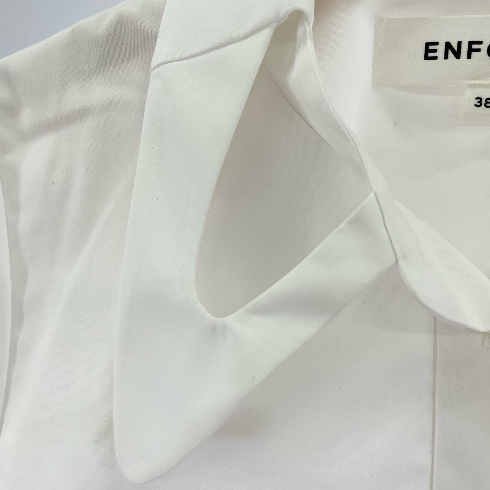 長袖シャツ 2024 HOLE-COLLAR SHIRT 38 38 ホワイト