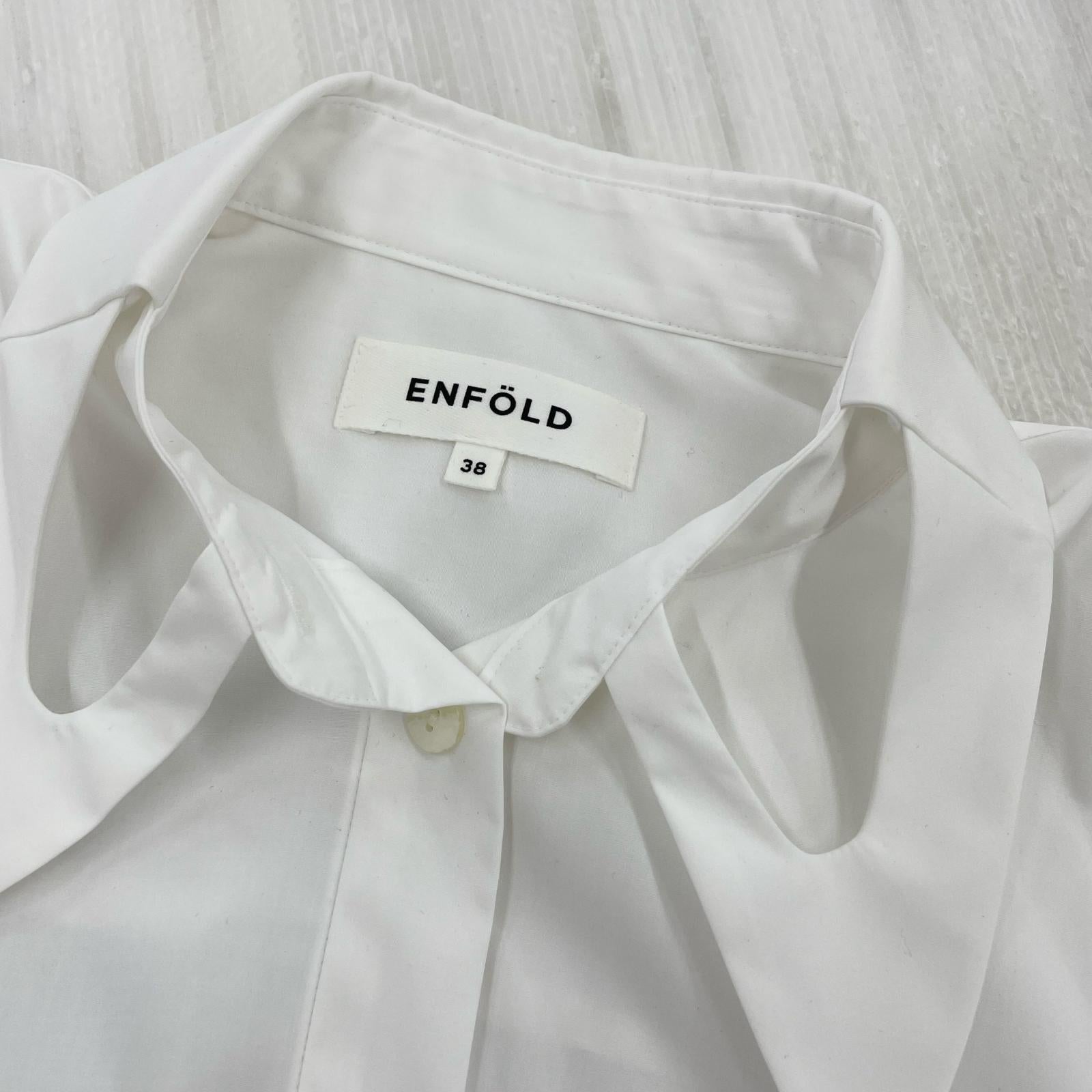 長袖シャツ 2024 HOLE-COLLAR SHIRT 38 38 ホワイト