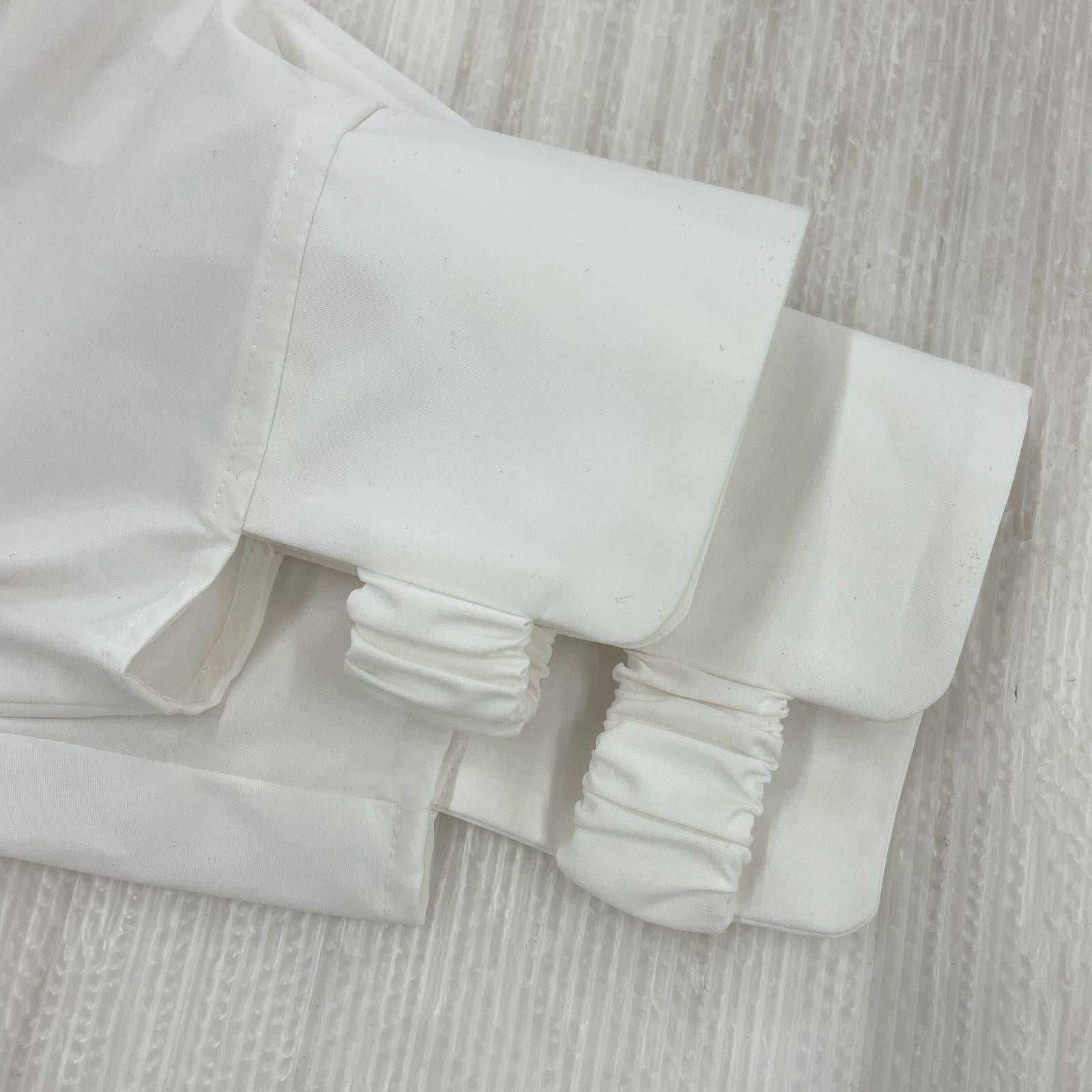 長袖シャツ 2024 HOLE-COLLAR SHIRT 38 38 ホワイト