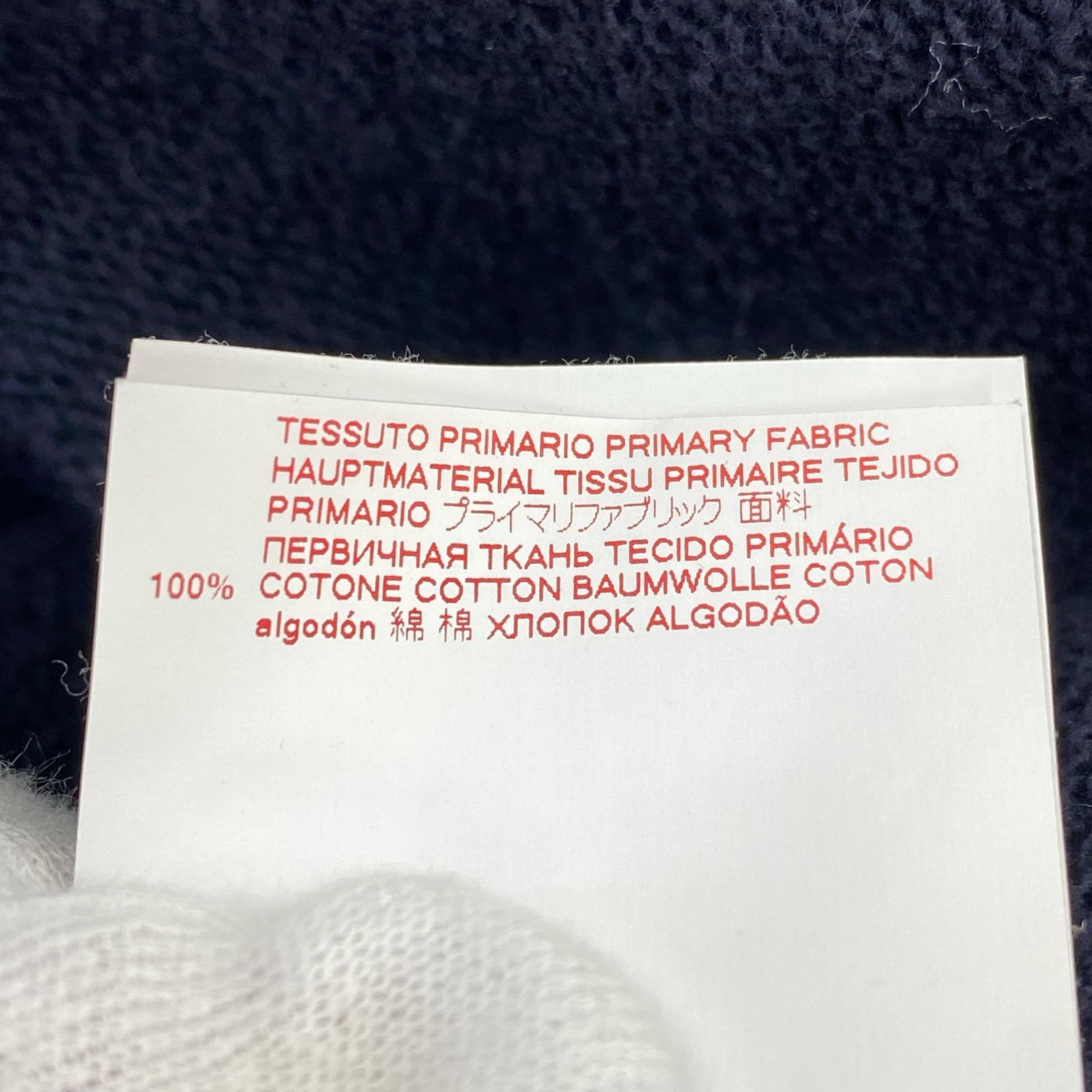 スウェット MARNI BITONAL SWEATSHIRT 2トーン カラーブロックスウェット 48 イエロー×ネイビー 48