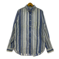 長袖シャツ Yohji Yamamoto POUR HOMME ストライプシャツ 2 ブルー系 2