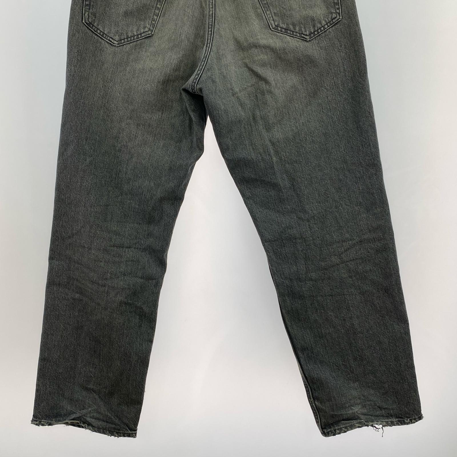 デニムパンツ Ron Herman robert ルーズブラックデニムパンツ ブラック ブラック