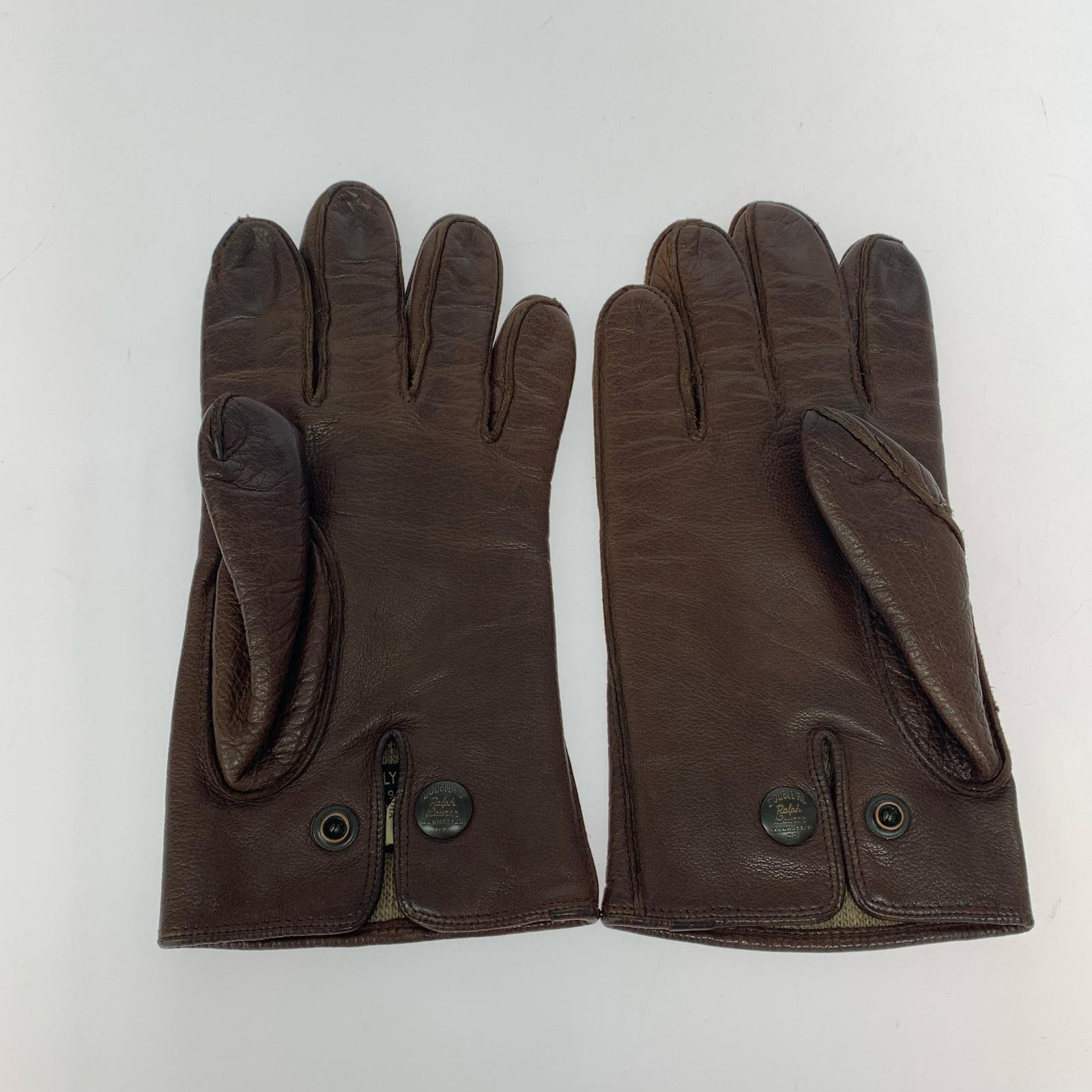 その他アクセサリー RRL レザーグローブ ブラウン