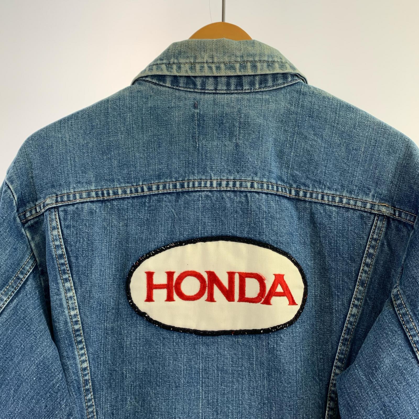 デニムジャケット 70’S ワッペンデニムジャケット 40 ブルー