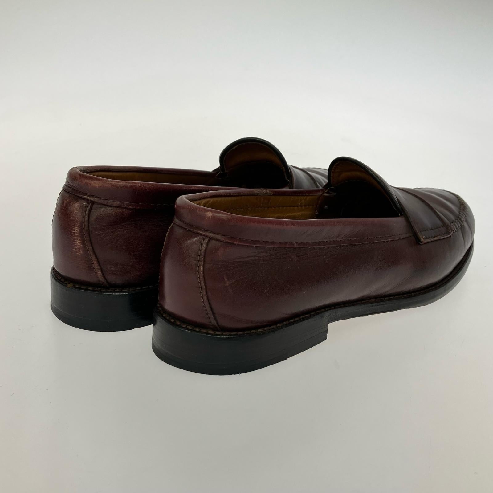 シューズ ALDEN BEAMS 別注 6736 コインローファー 7 1/2 ボルドー