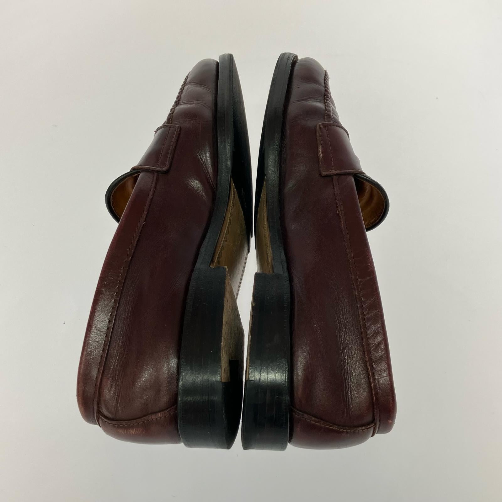 シューズ ALDEN BEAMS 別注 6736 コインローファー 7 1/2 ボルドー