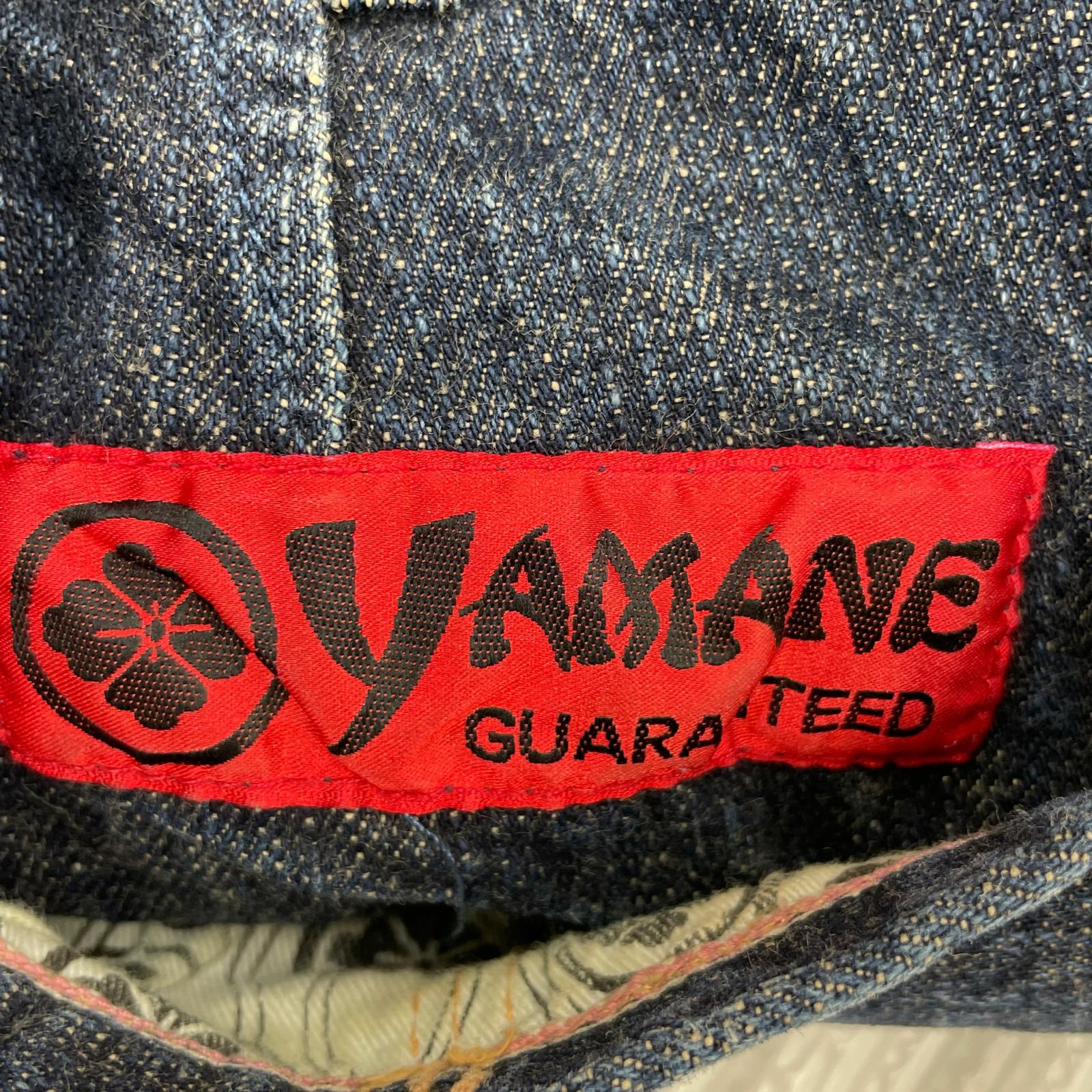 デニムパンツ YAMANE デニムカーゴパンツ 32×40