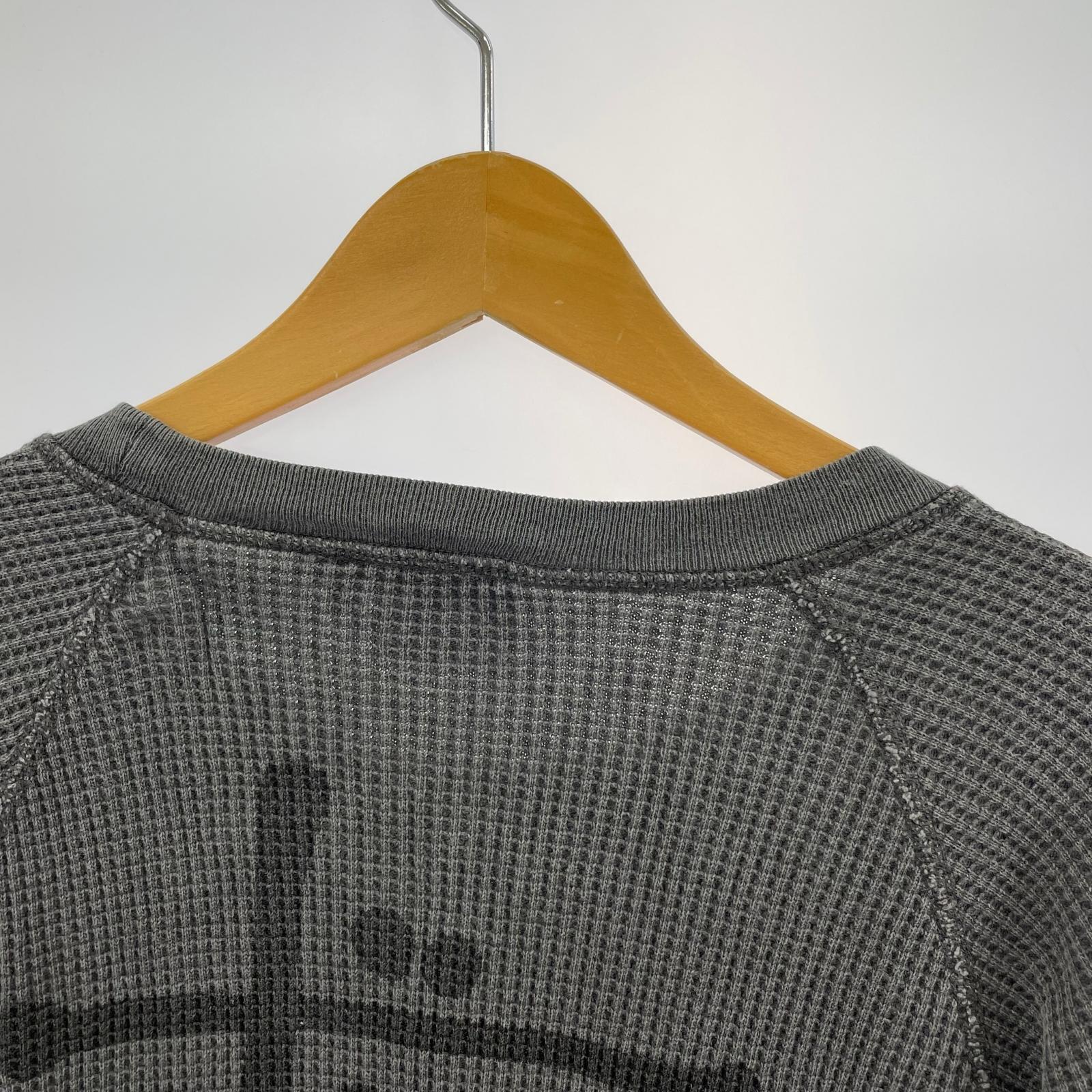 長袖Tシャツ RAGLAN THERMAL BASIC STOCK L グレー