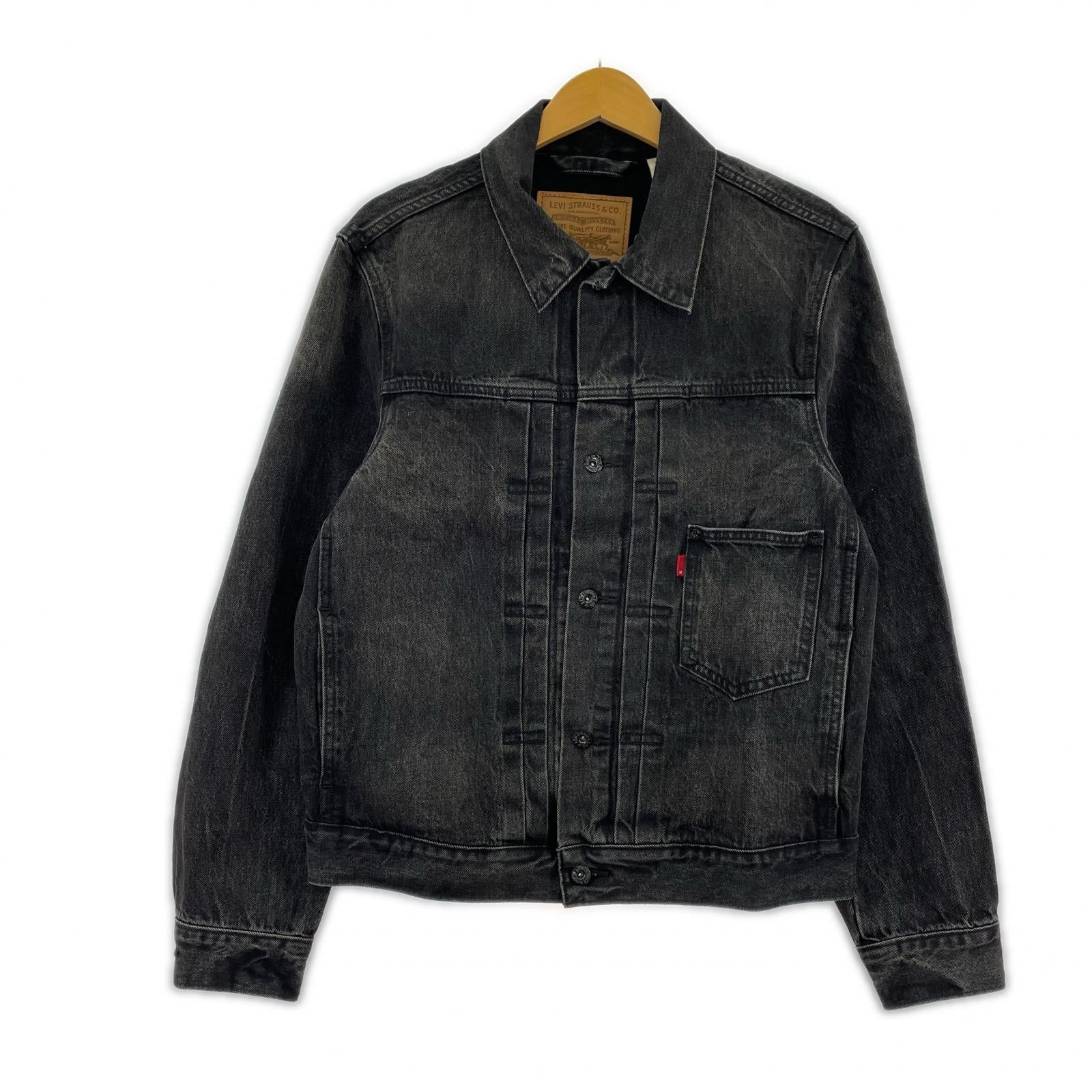 デニムジャケット × EDIFICE別注 30th Type1 Trucker Jacket ブラック