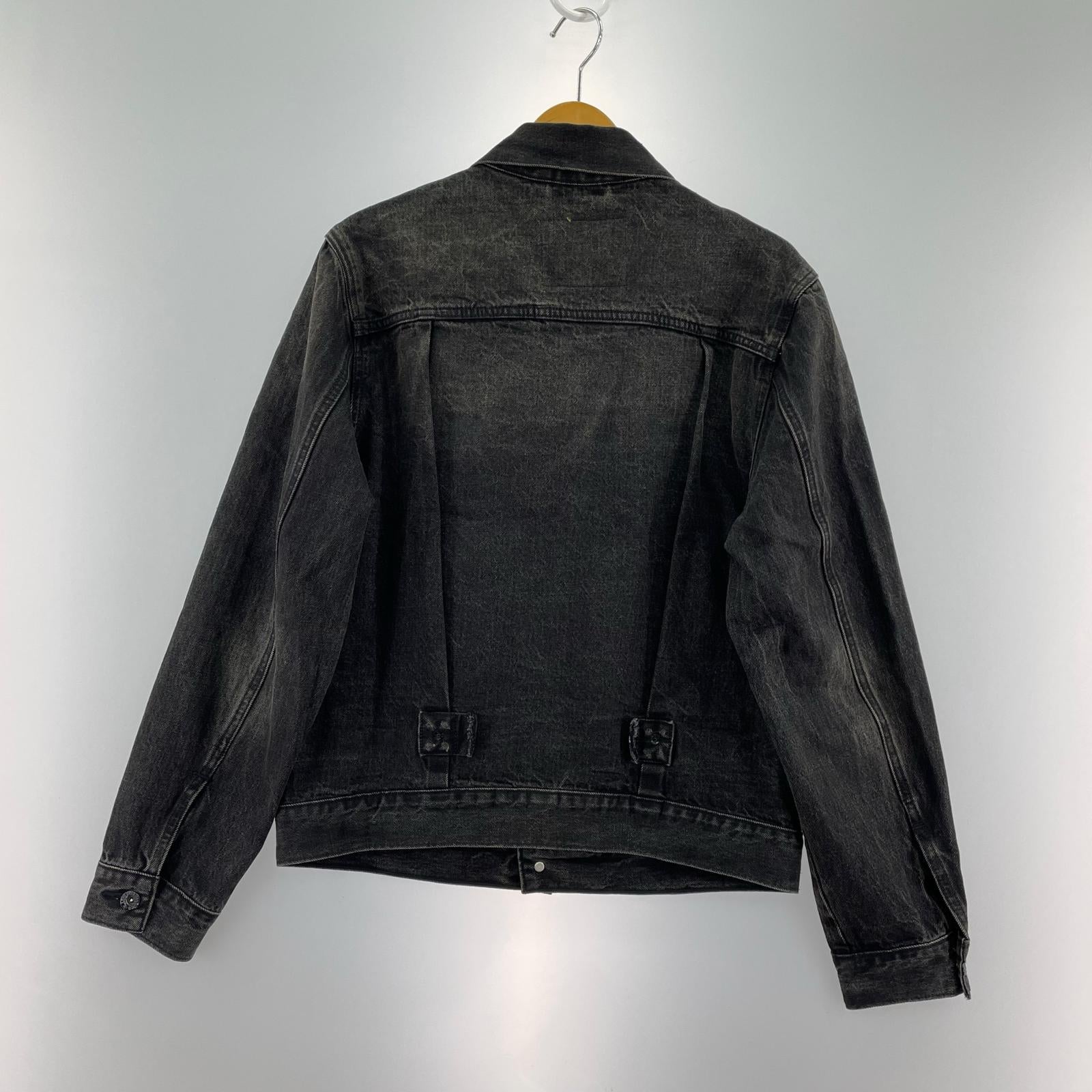 デニムジャケット × EDIFICE別注 30th Type1 Trucker Jacket ブラック