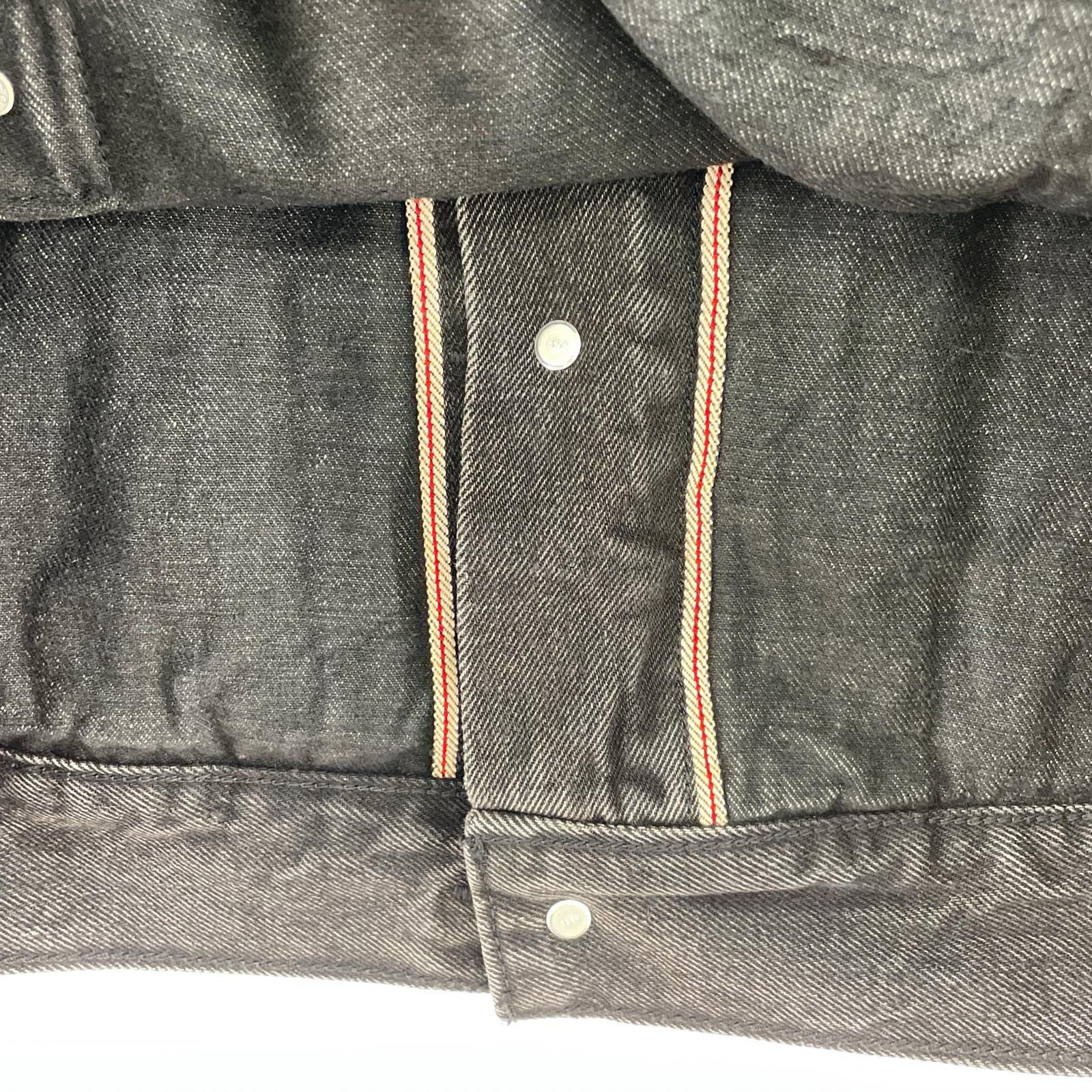 デニムジャケット × EDIFICE別注 30th Type1 Trucker Jacket ブラック