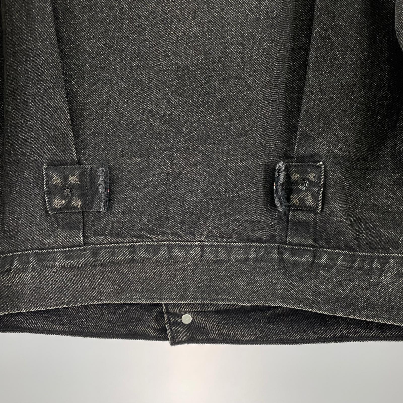 デニムジャケット × EDIFICE別注 30th Type1 Trucker Jacket ブラック