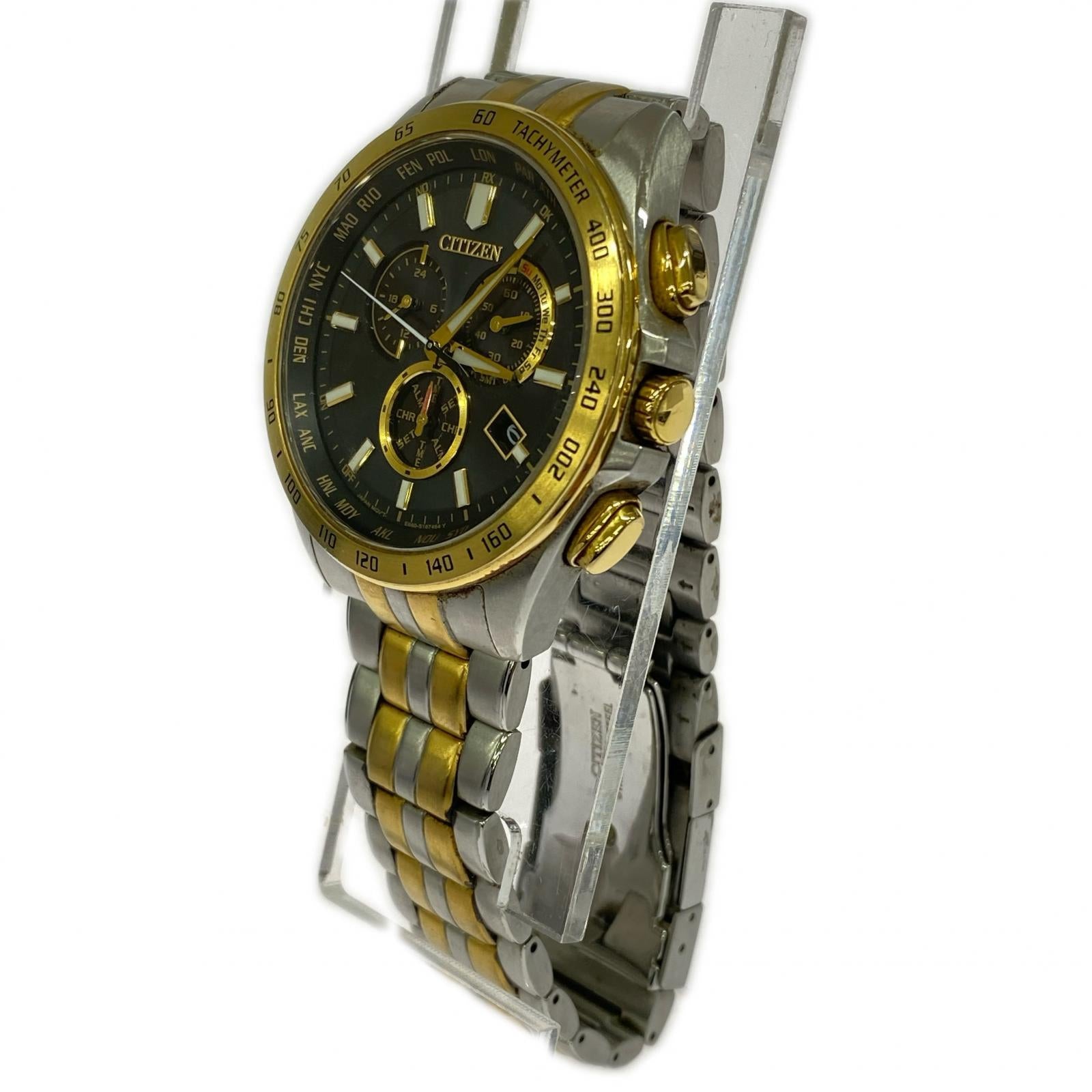 腕時計 ECO-DRIVE/電波ソーラー/E660-S122244