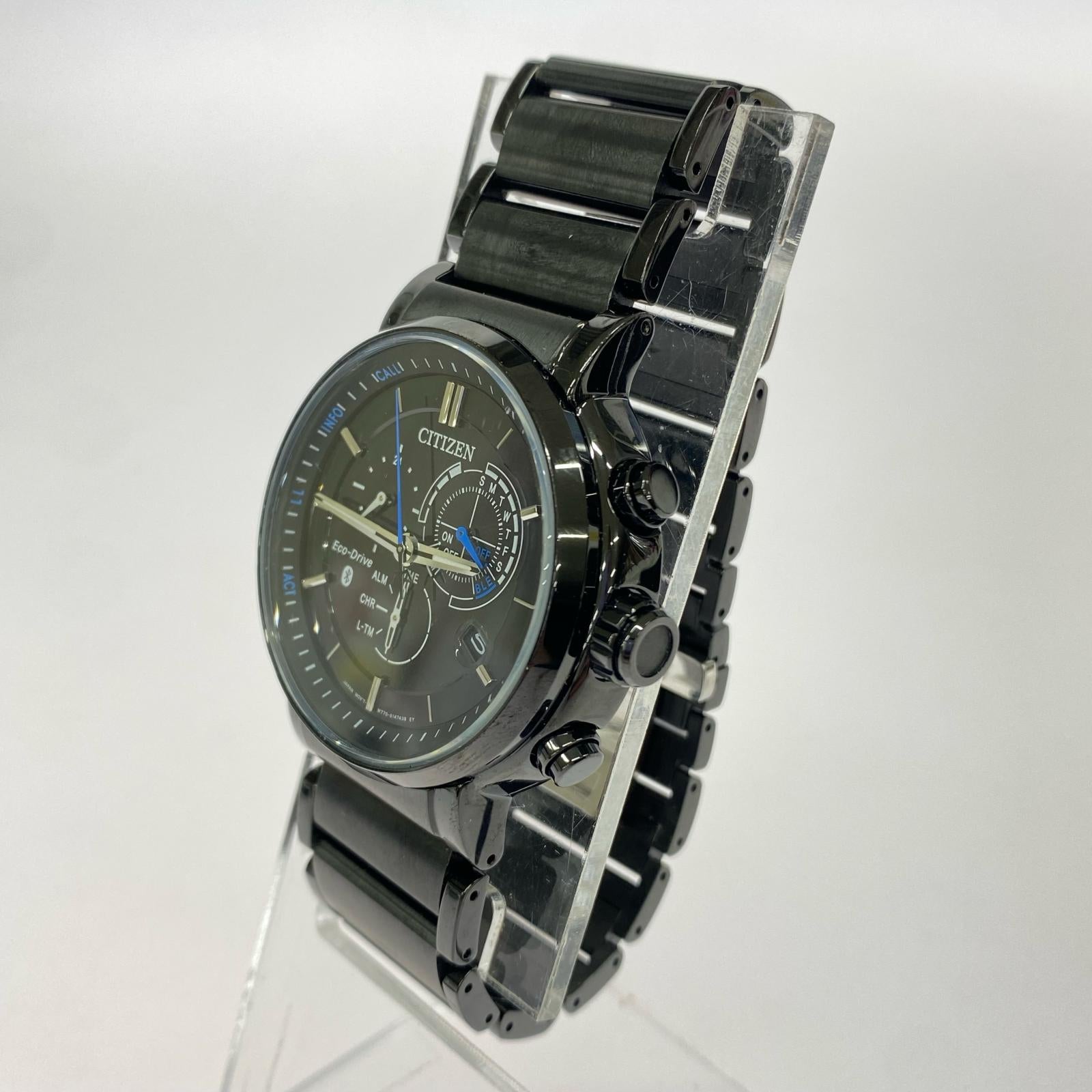 腕時計 ECO-DRIVE/電波ソーラー/W770-S108845 ブラック