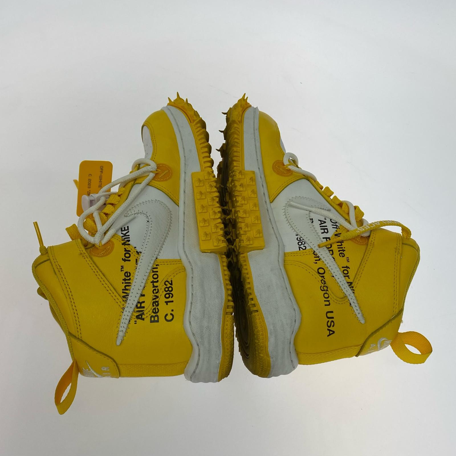 スニーカー ×OFF-WHITE AIR FORCE 1 MID SP LTHR 26.5cm (US8 1/2 UK8 EU43)