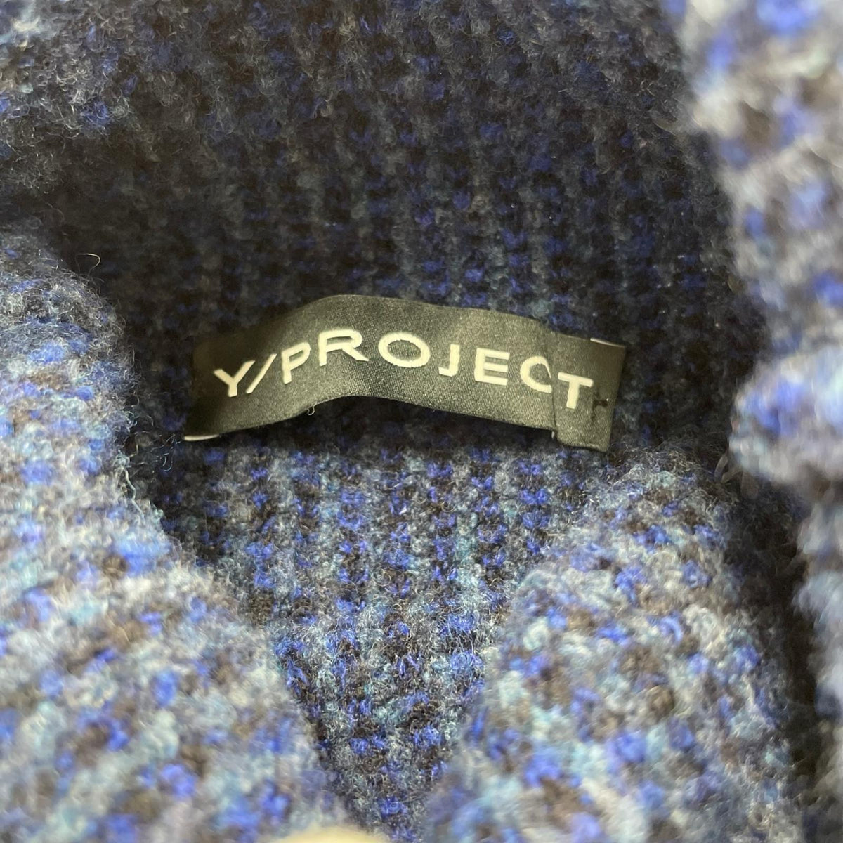 ニット GRADIENT HEAVY KNIT BLU (S) S ブルー