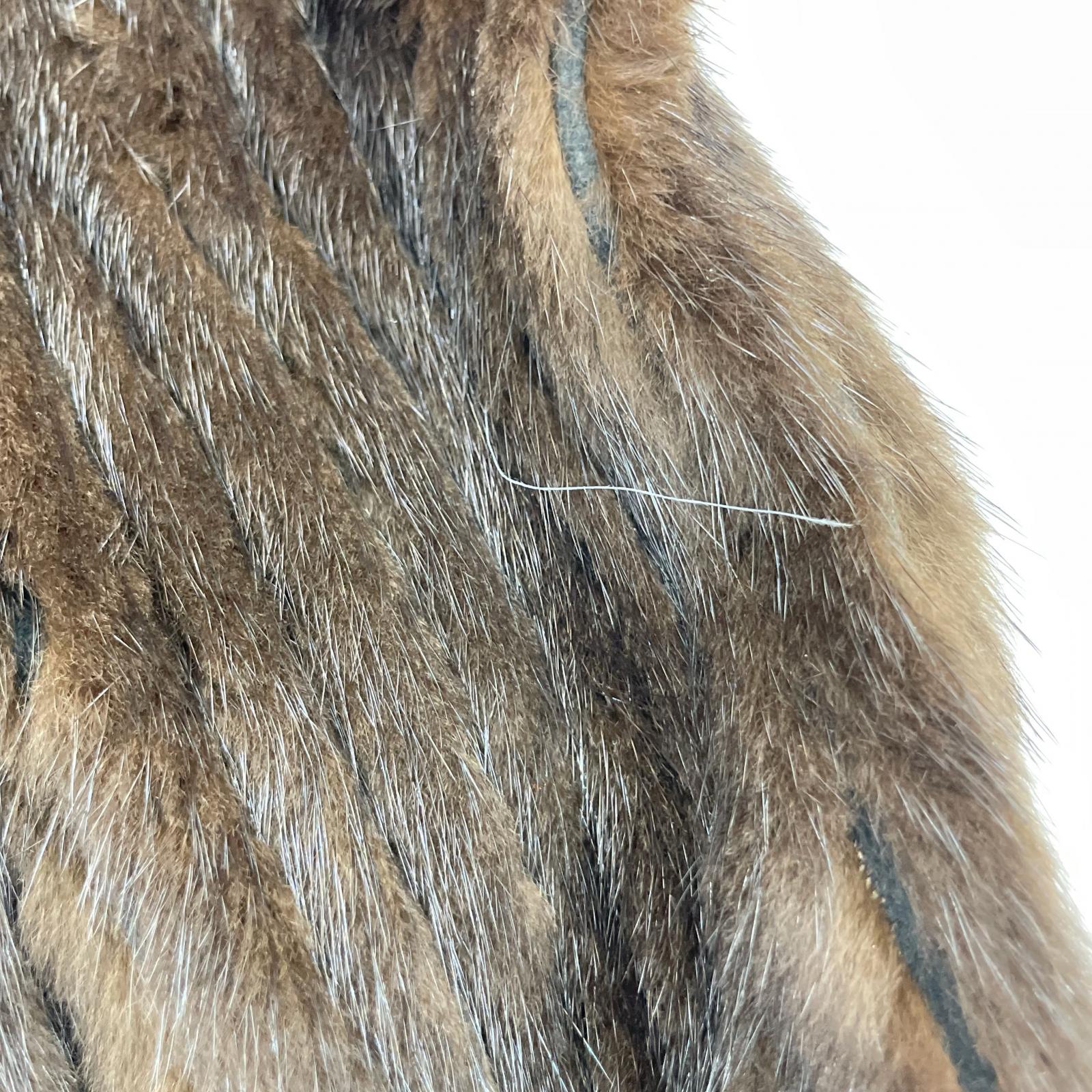ジャケット yoko Waterville mink ファーコート 茶 ブラウン
