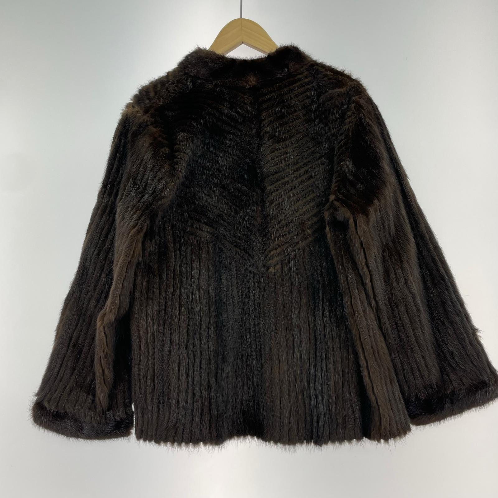 ジャケット yoko Waterville mink ファーコート 茶 ブラウン