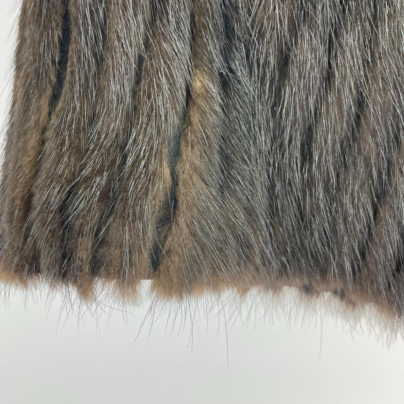 ジャケット yoko Waterville mink ファーコート 茶 ブラウン