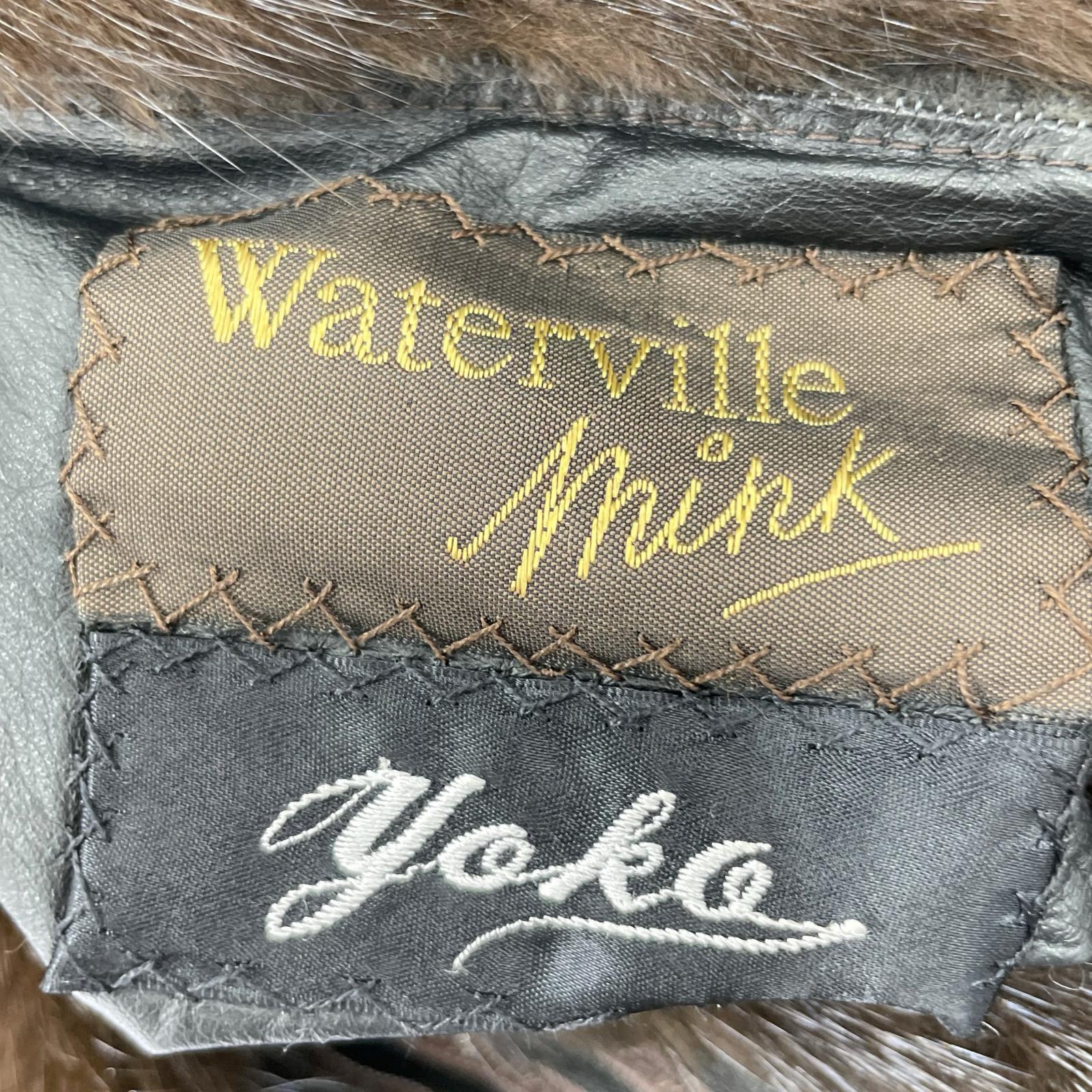 ジャケット yoko Waterville mink ファーコート 茶 ブラウン