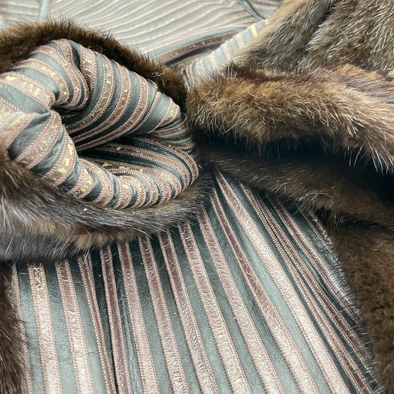 ジャケット yoko Waterville mink ファーコート 茶 ブラウン