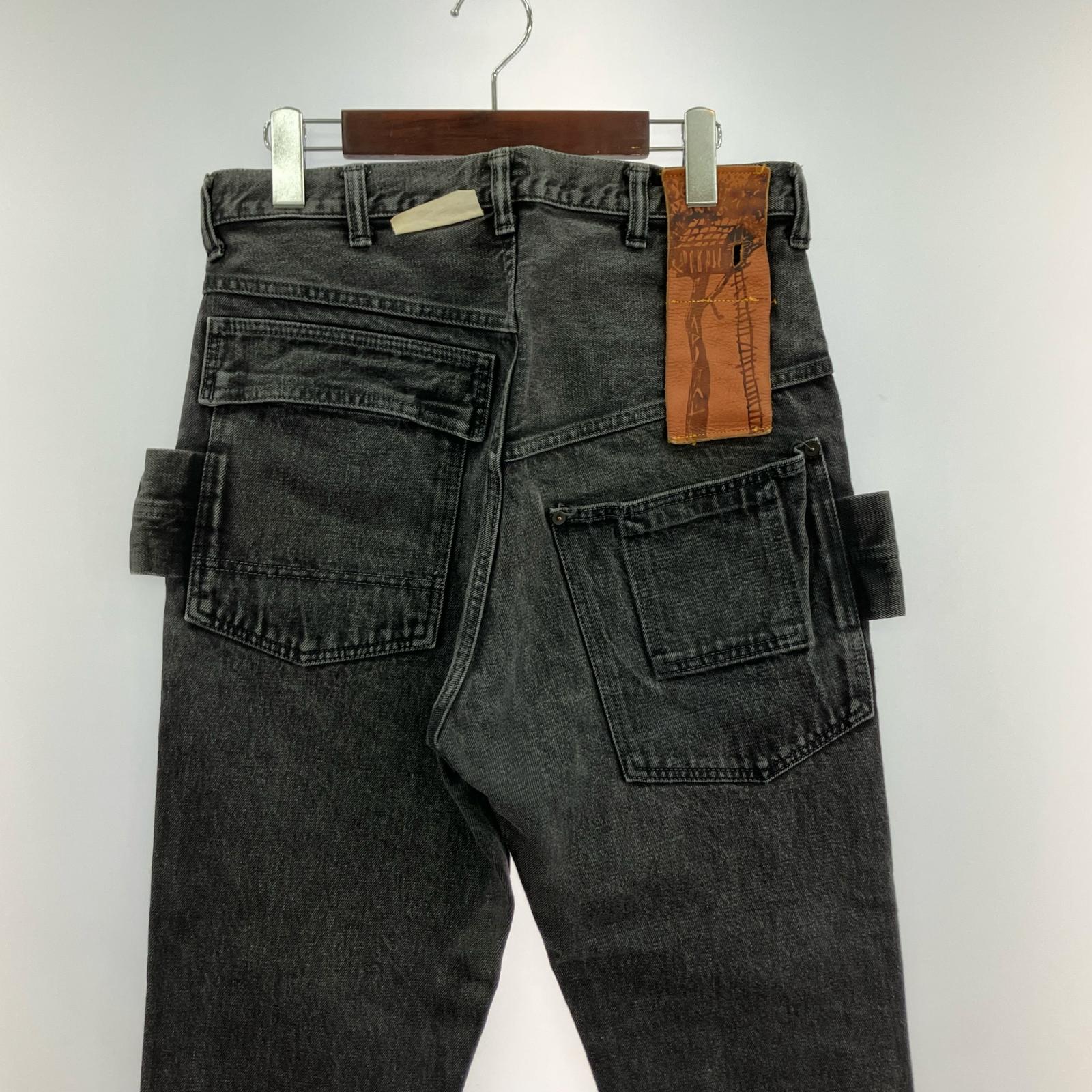 デニムパンツ Monkeypod denim pants/黒 M ブラック