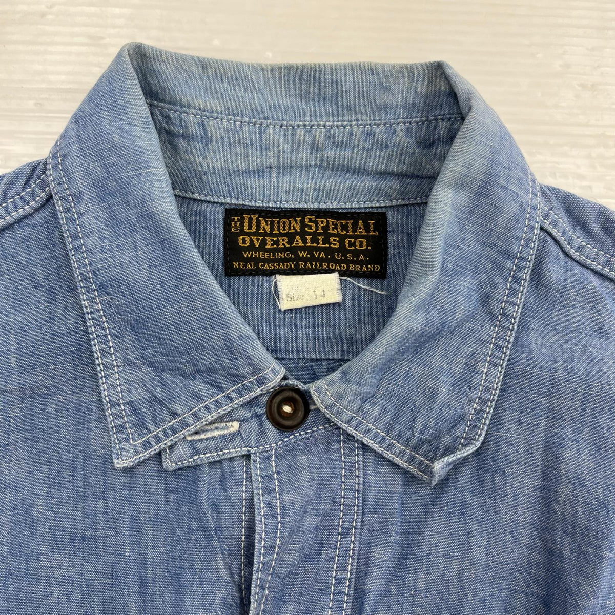 長袖シャツ UNION SPECIAL シャンブレー 14