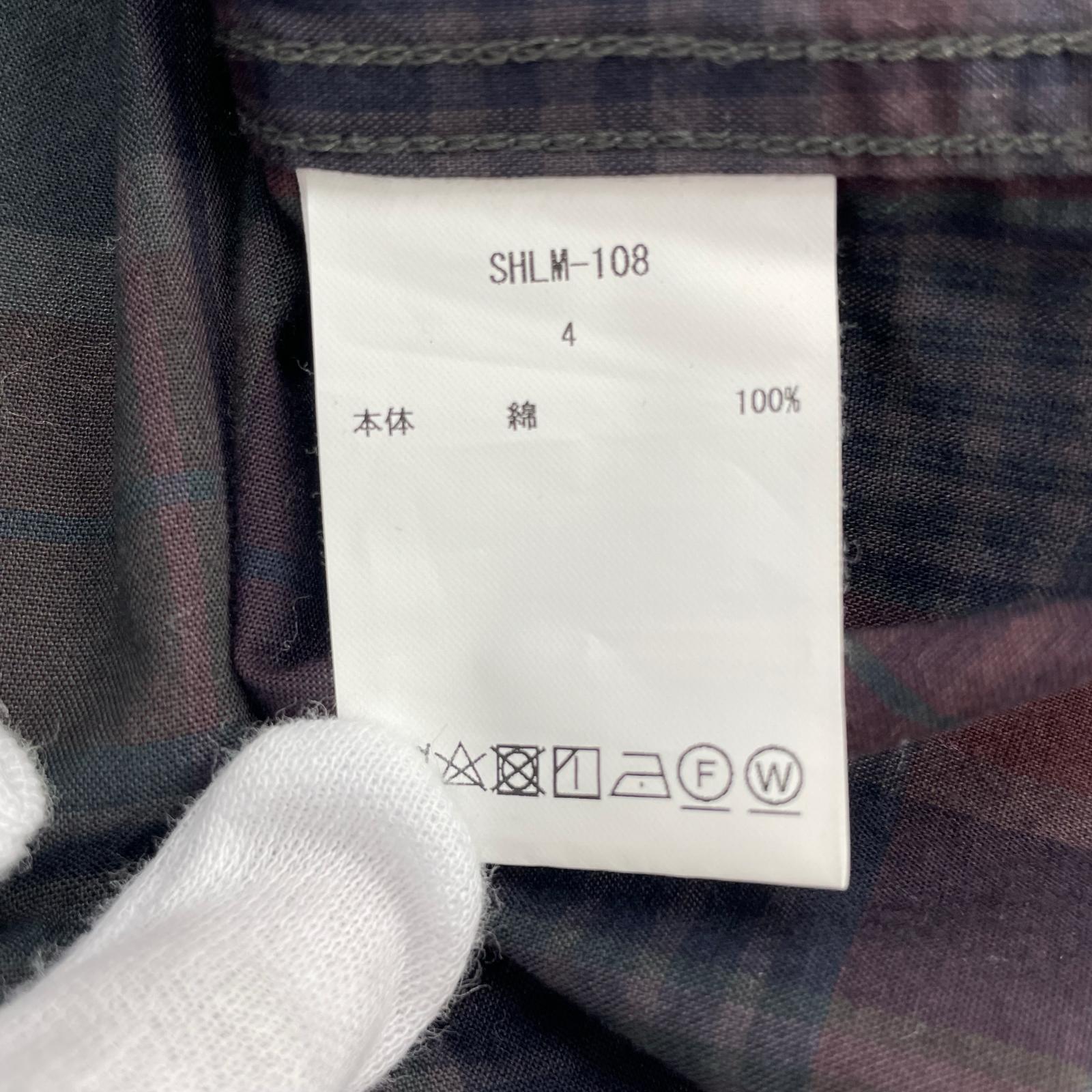 長袖シャツ CIOTA スビンコットンチェックシャツ マルチカラー