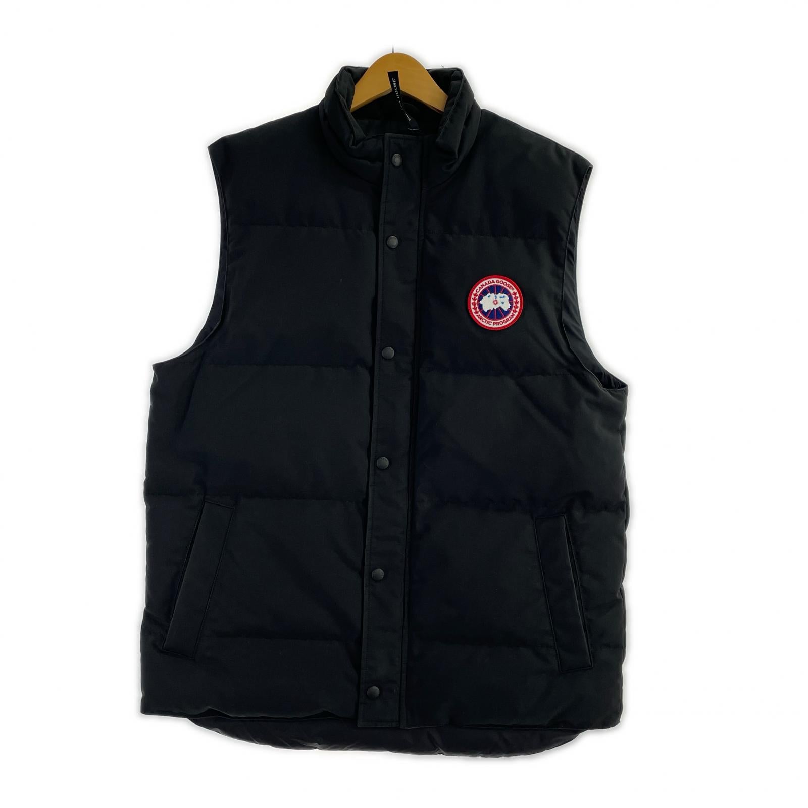 ダウンベスト GARSON VEST (L) 黒 L ブラック