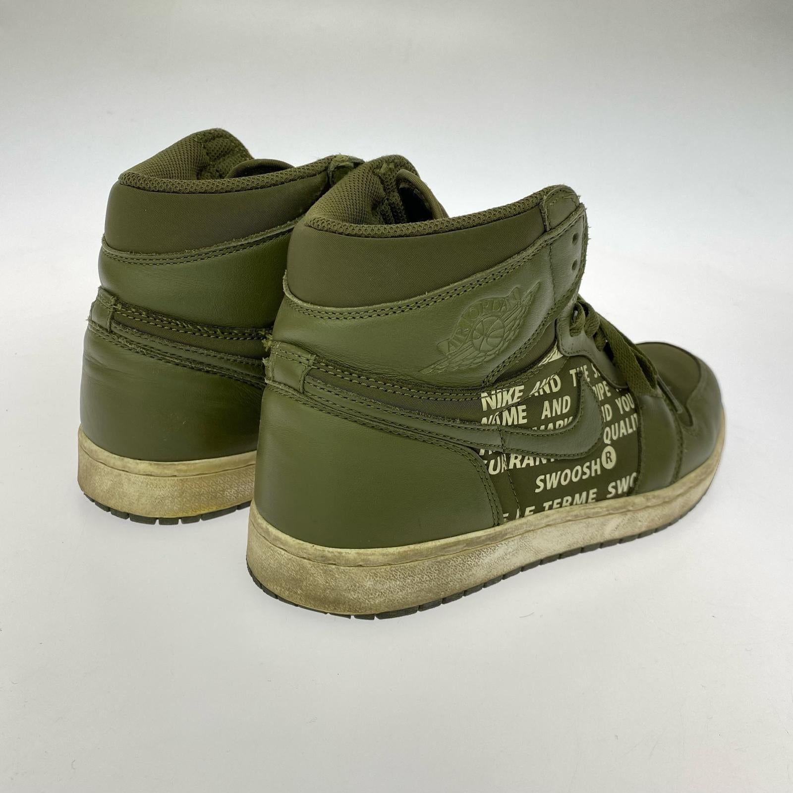 スニーカー Air Jordan1 "Olive Canvas" (28.0) 28cm (US10 UK9 1/2 EU46)