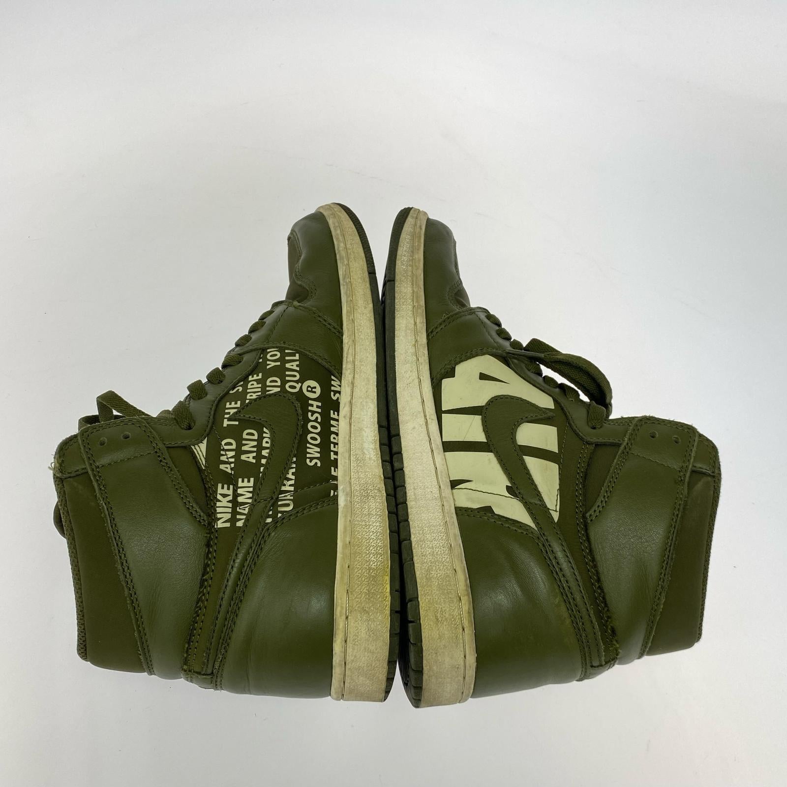 スニーカー Air Jordan1 "Olive Canvas" (28.0) 28cm (US10 UK9 1/2 EU46)