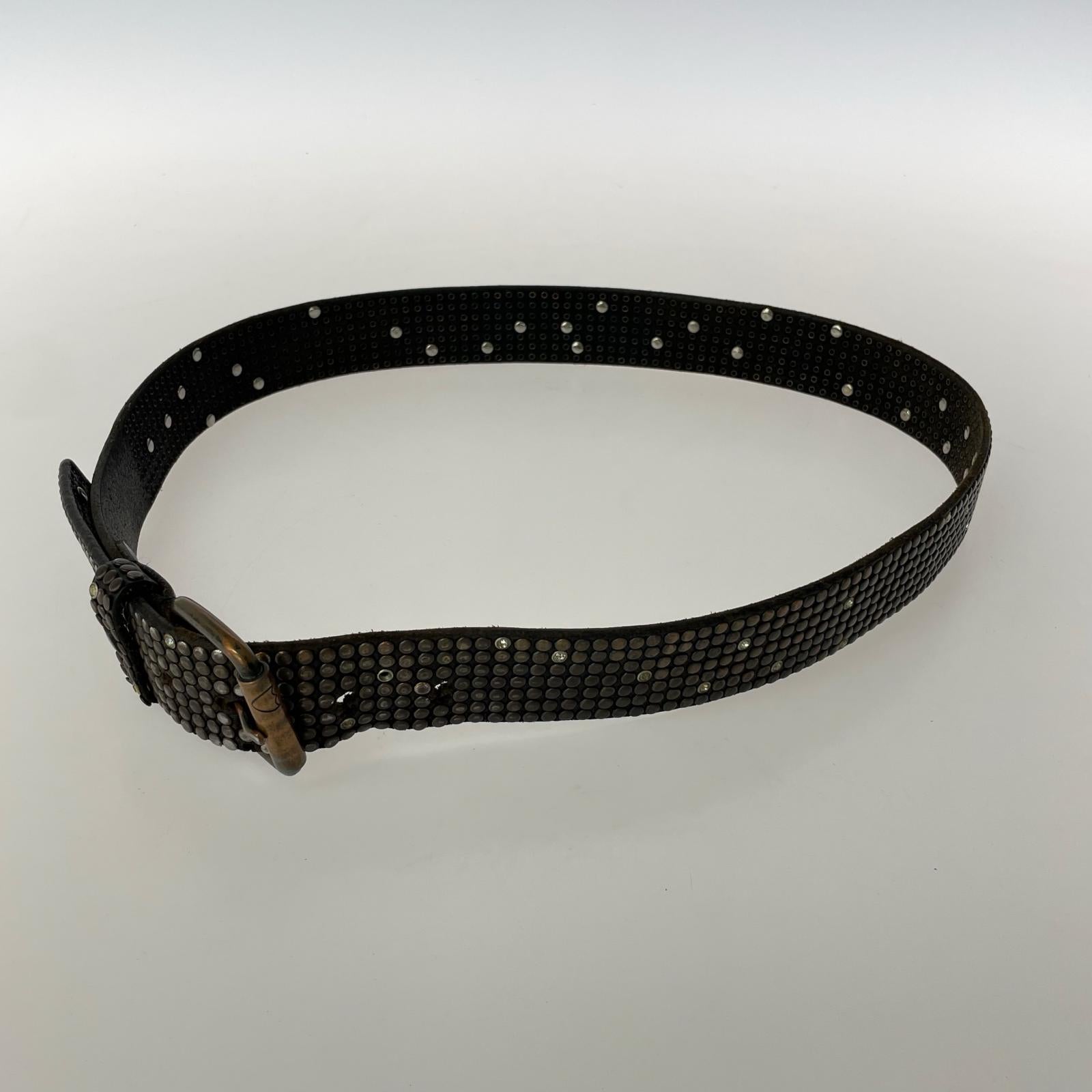 その他アクセサリー スタッズ スワロ ベルト ブラック