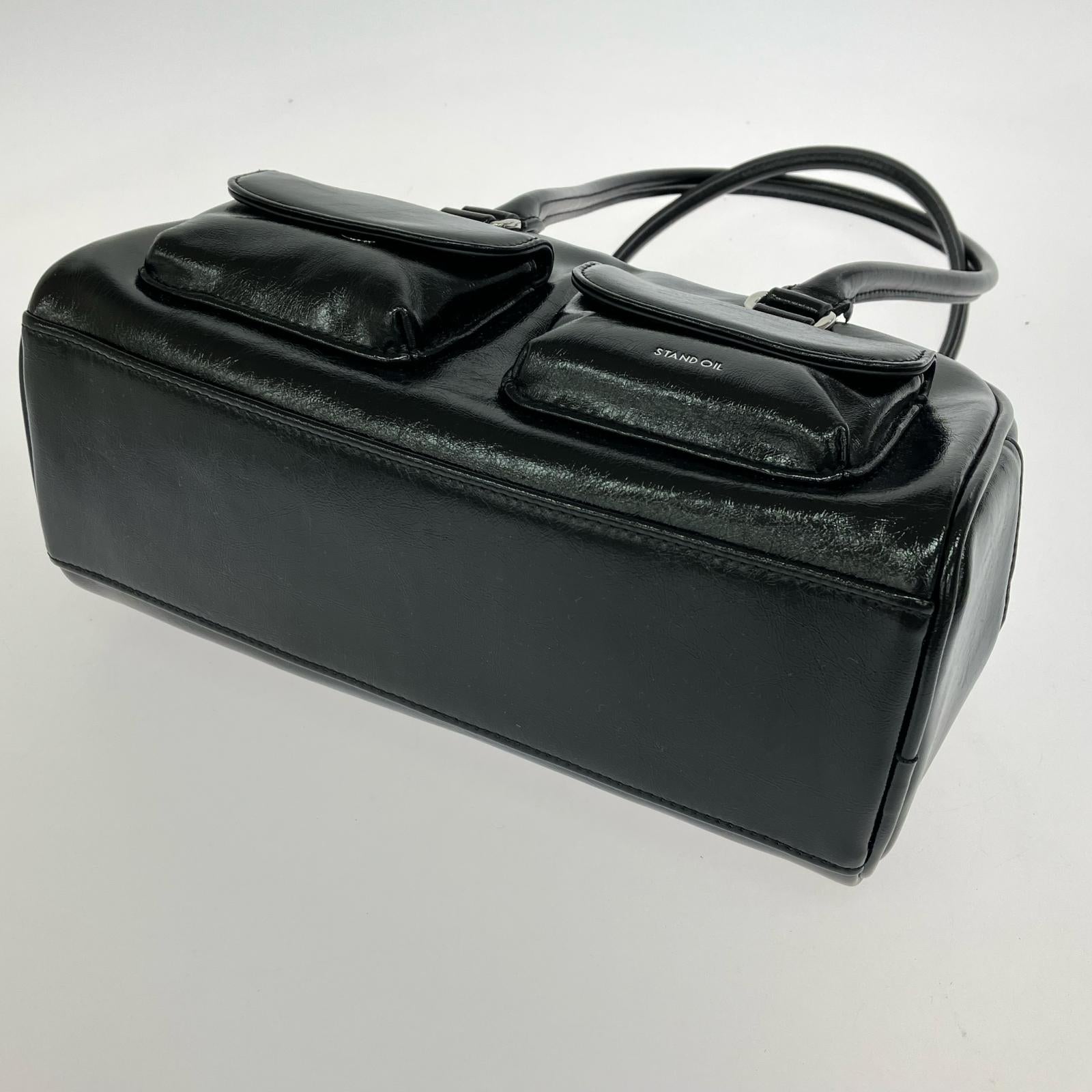 ハンドバッグ STANDOIL POSTBAG 黒 ブラック