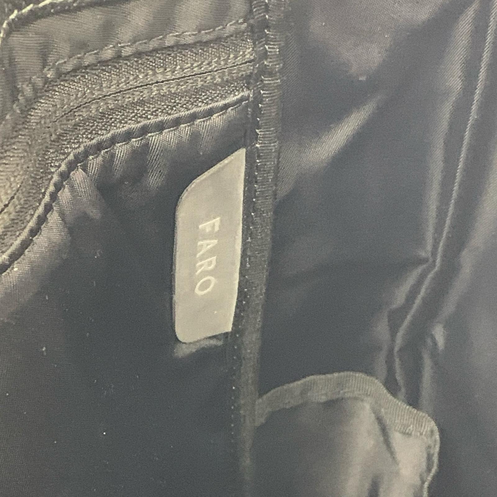 その他バッグ FARO レザートートバッグ 黒 ブラック