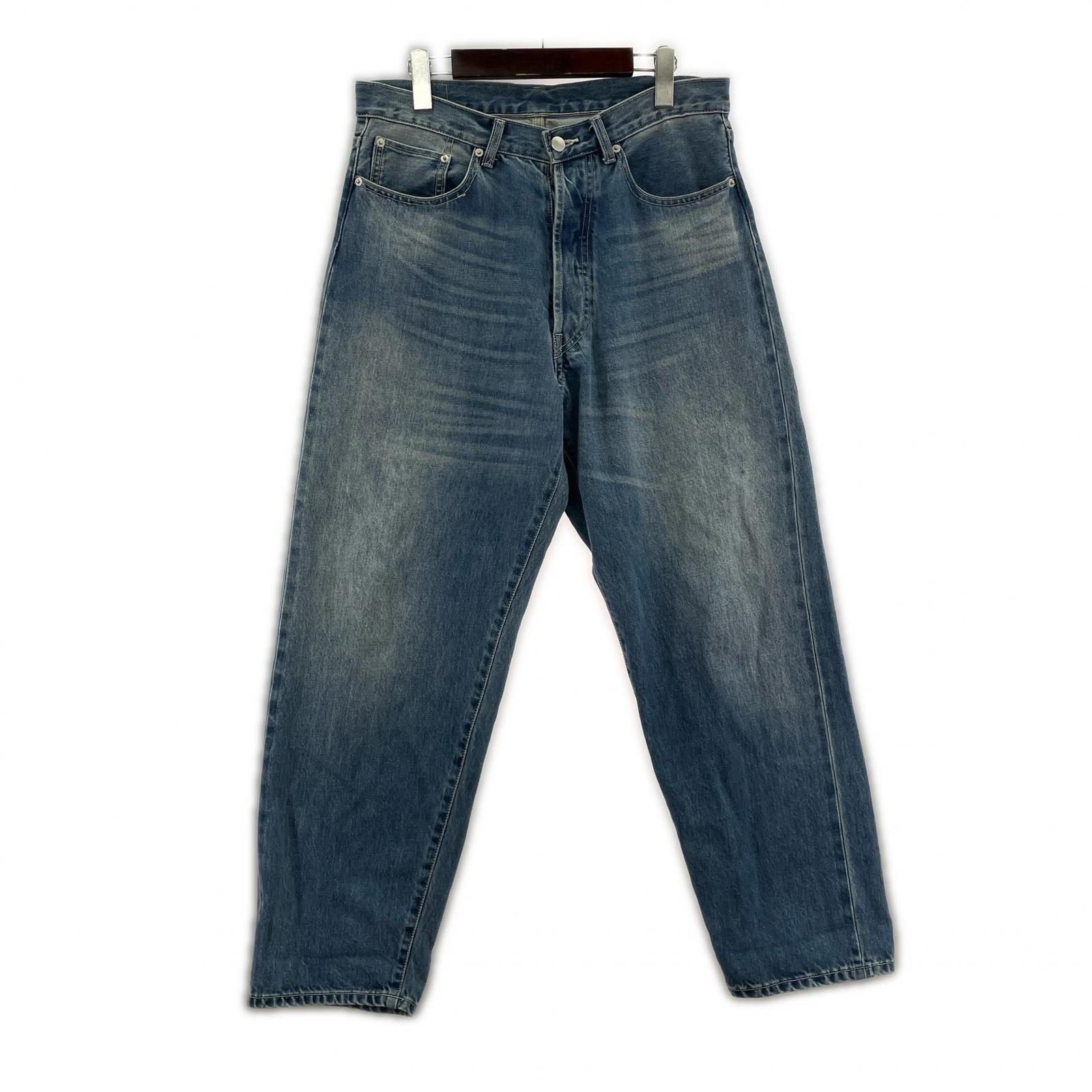 デニムパンツ ウォッシュ 青 GU233-40183B 2 ブルー