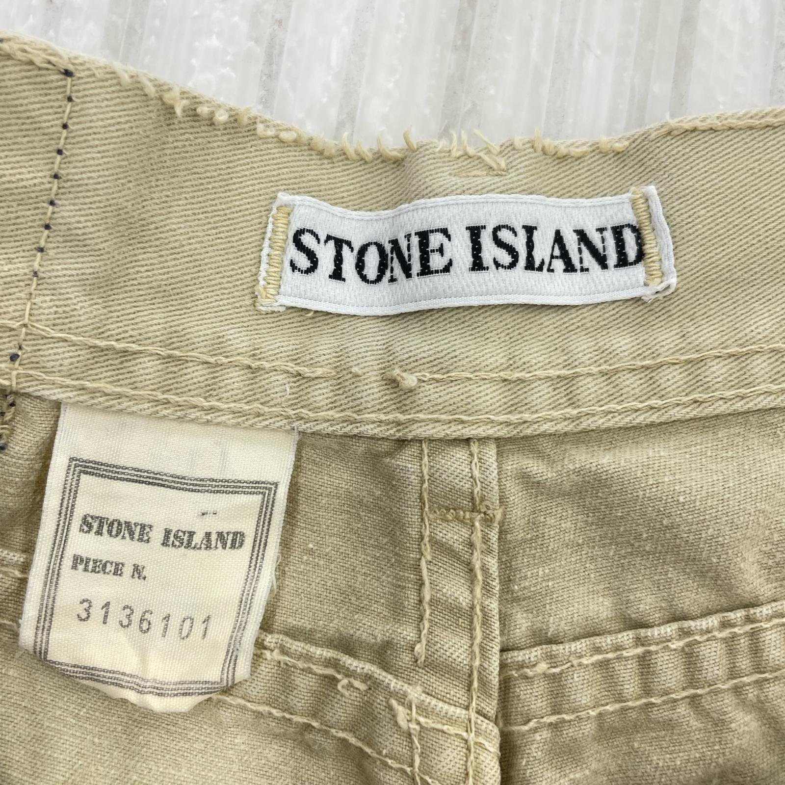 パンツ STONE ISLAND 90s頃 本人期 5ポケットトラウザー 44 ベージュ 44 ベージュ