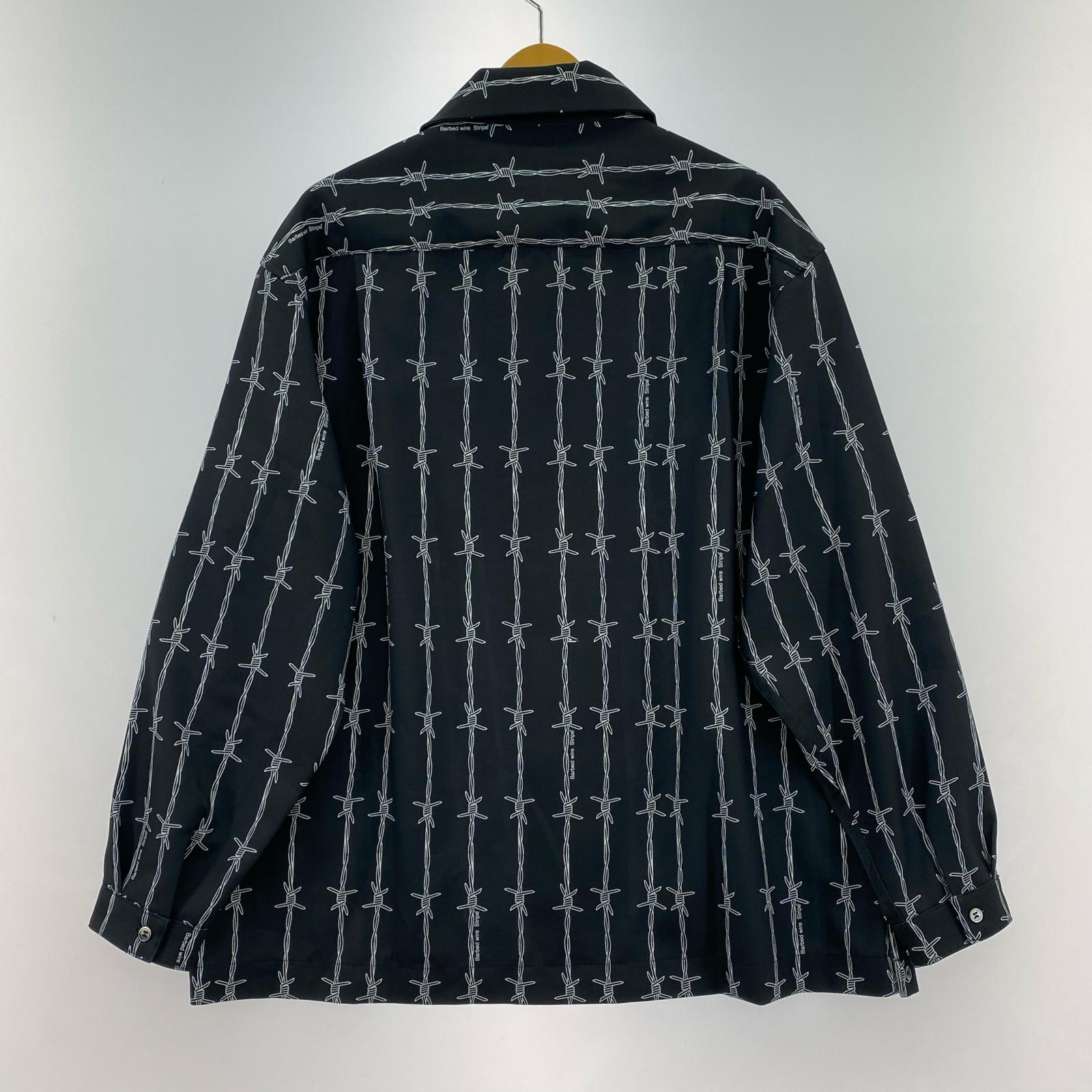 長袖シャツ Children of the discordance PERSONAL DATA PRINT LONG SLEEVE SHIRT 2 ブラック