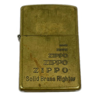 ライター ZIPPO 85年製 マルチロゴ ゴールド ゴールド