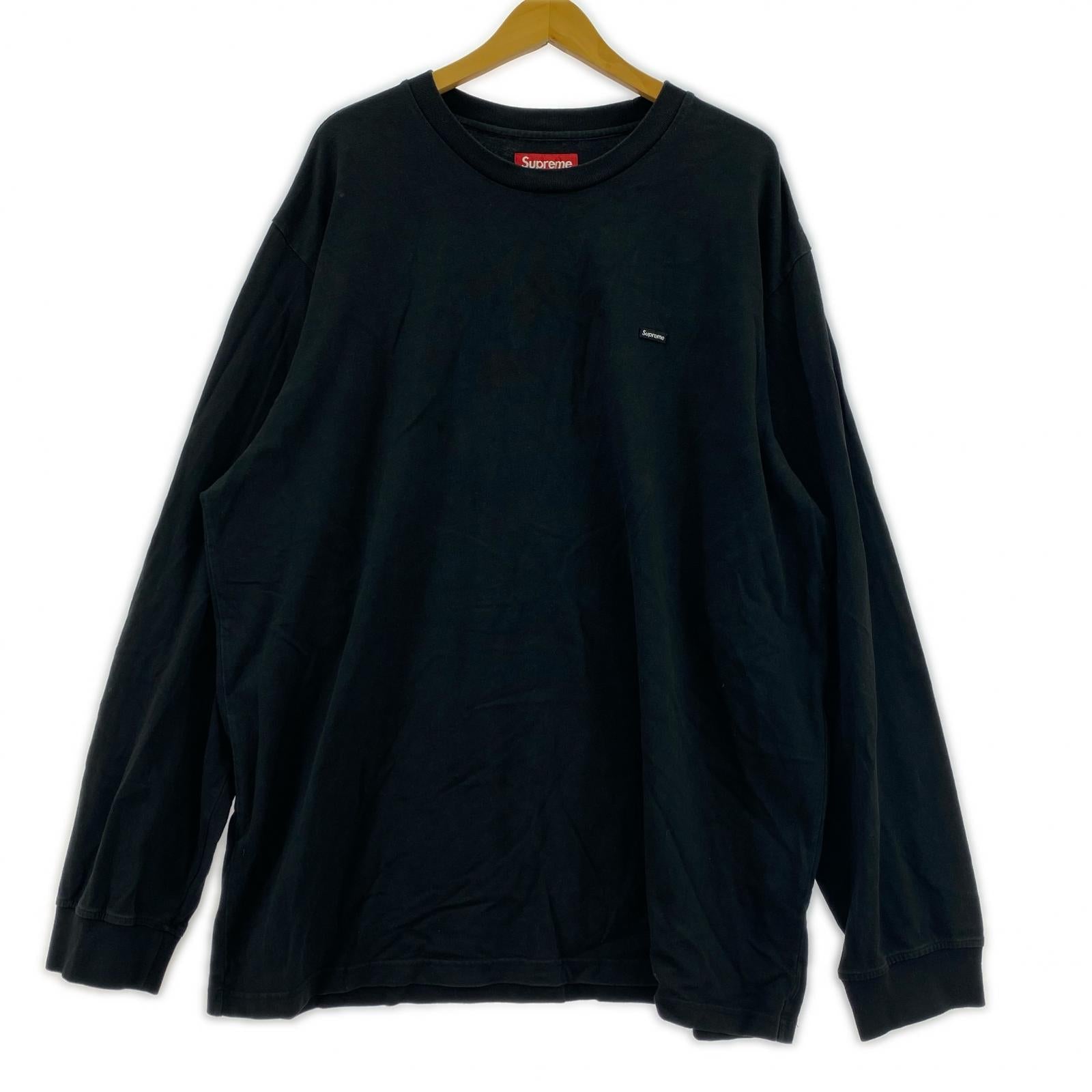 長袖Tシャツ small box logo LSカットソー ブラック XXL ブラック