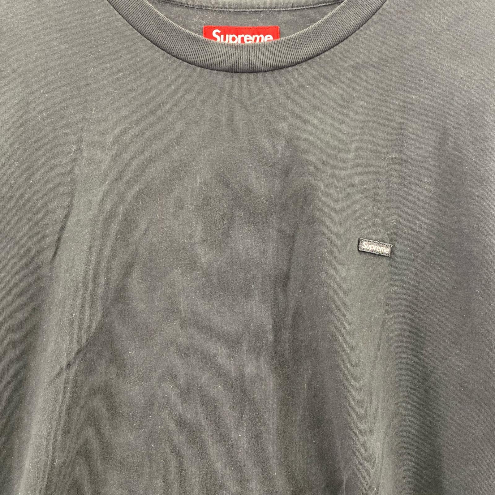 長袖Tシャツ small box logo LSカットソー ブラック XXL ブラック