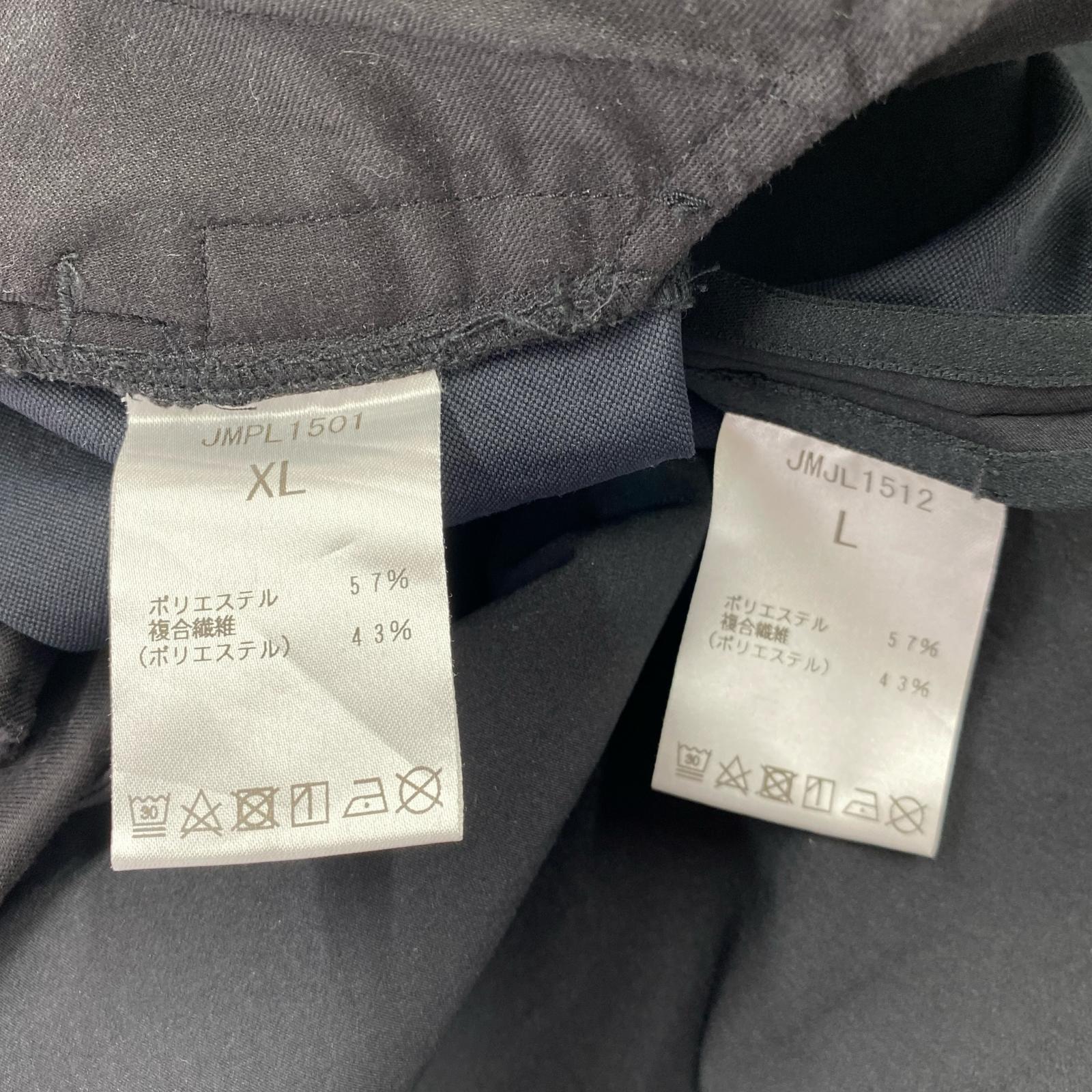 セットアップ DOUBLE JACKET セットアップ BLK L ブラック