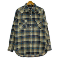 長袖シャツ ウールシャツ 70s M
