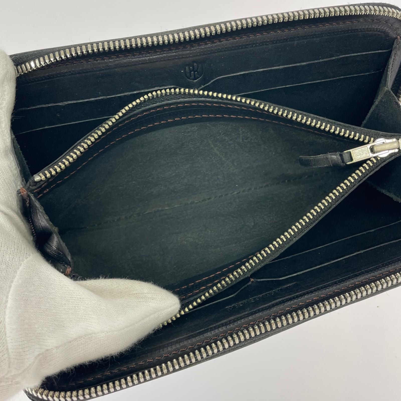 長財布 パイロットリバー 財布 黒 ブラック
